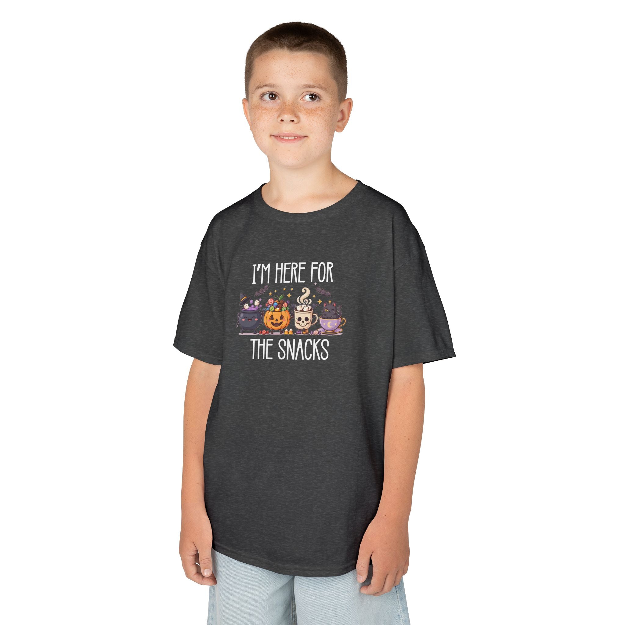 I'm Here For The Snacks Shirt, Cute Kids Halloween Shirt