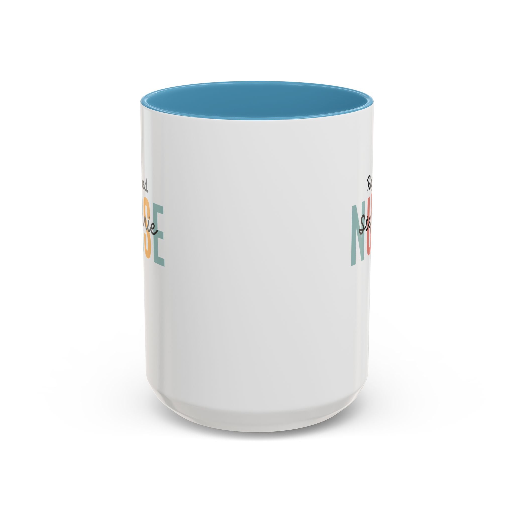 Personalized Nurse Coffee Mug, Custom Gift for Nurse, Accent Mug for Healthcare Workers, Unique Nurse Appreciation Gift, Black Handle Accent