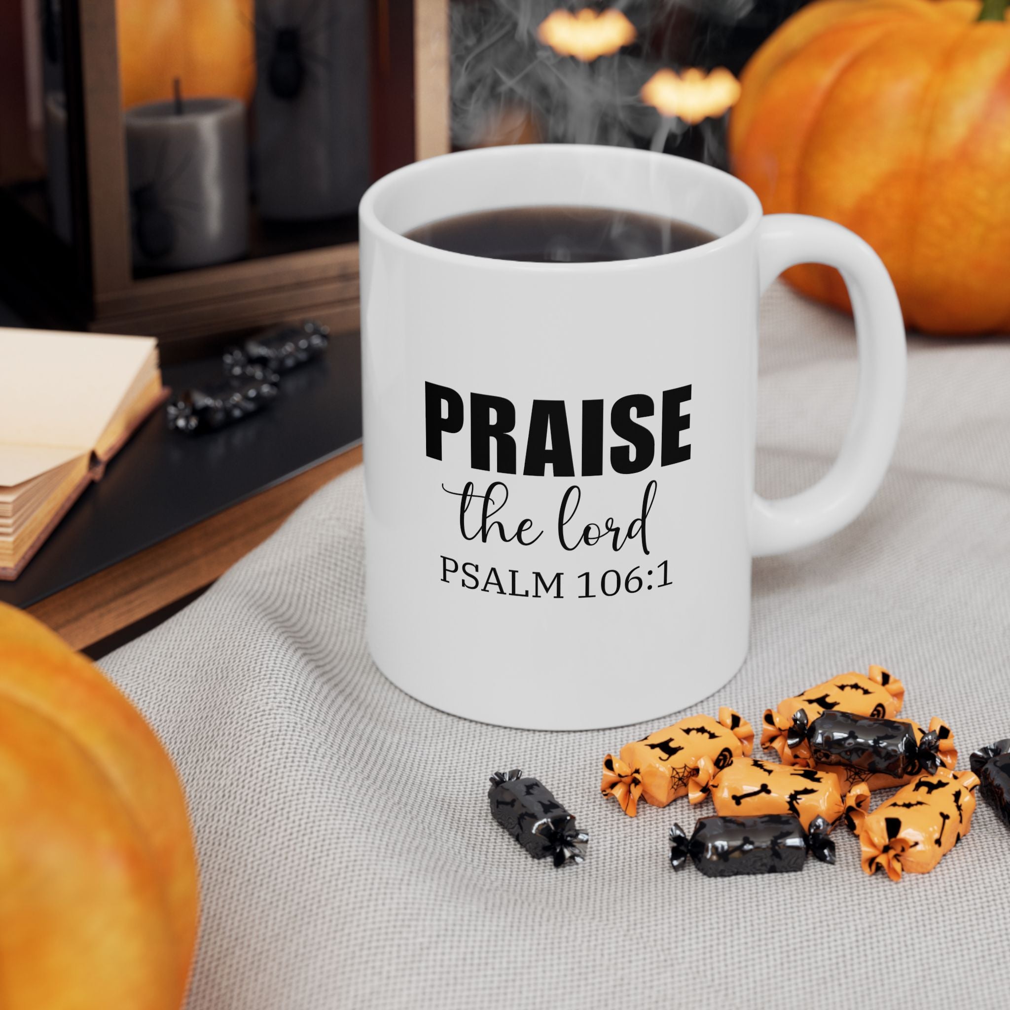 Christian Mug, Praise the Lord Coffee Mug, Inspirational Ceramic Mug, Motivational Coffee Cup, Christian Gifts, Christian gifts for Women