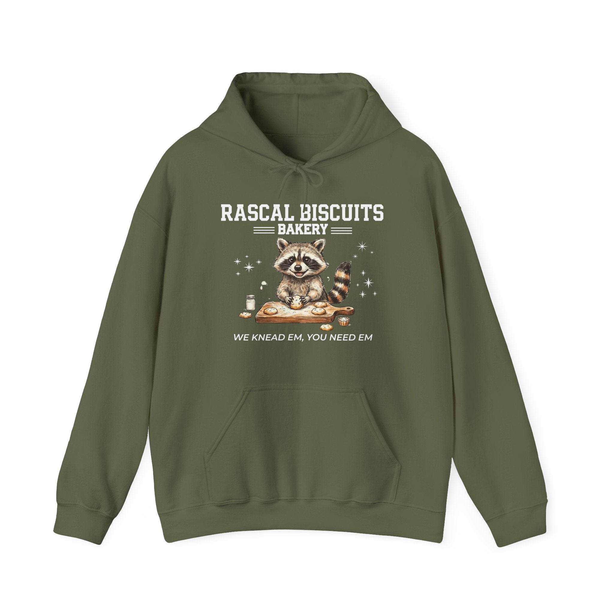 Funny Raccoon Hoodies, Rascal Biscuits Bakery Sweater, Sarcastic Sweatshirts