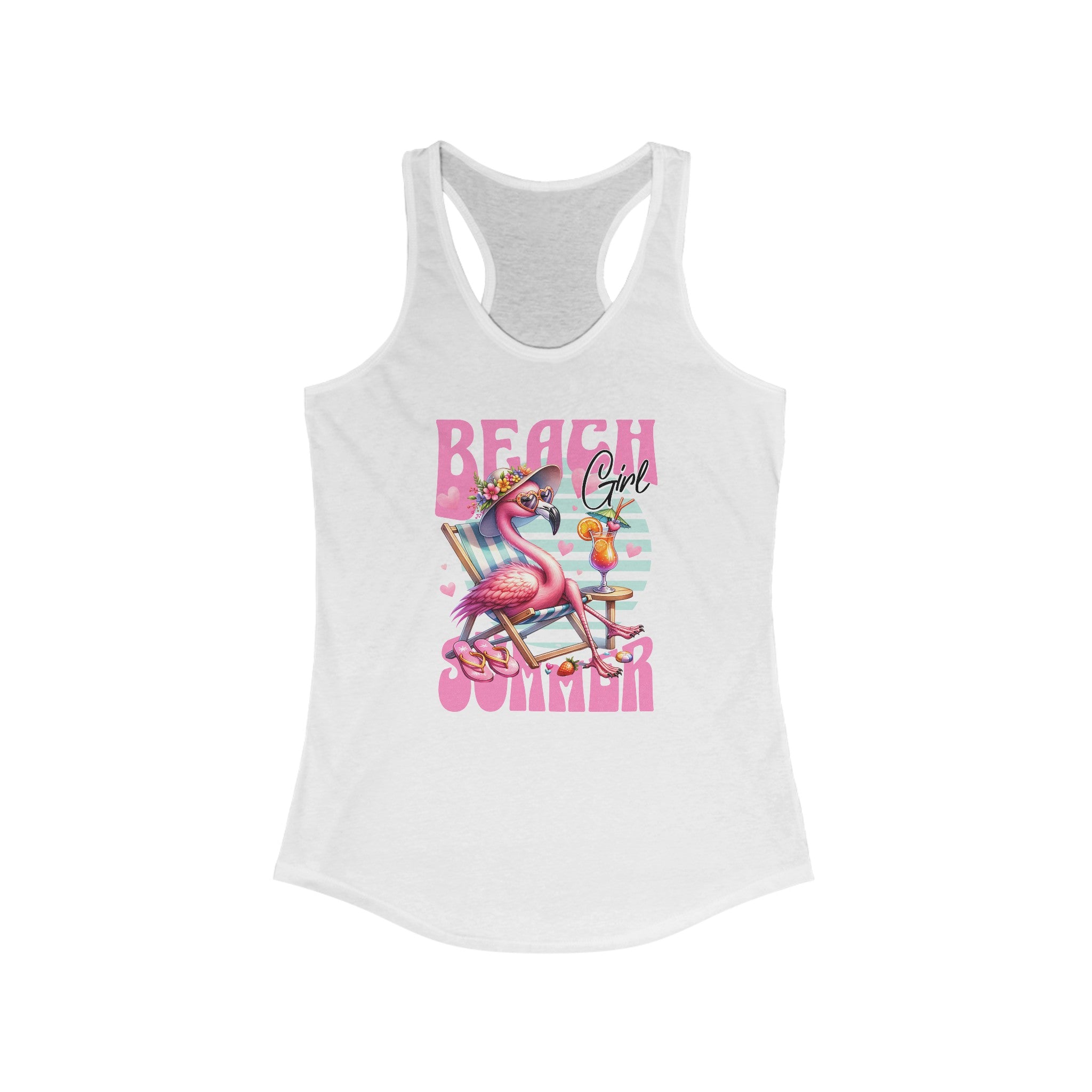 Beach Girl Women's Ideal Summer Racerback Tank, Beach tank top, Birthday Tanks, Girls weekend Tanks, Yoga Tank Tops, Group Tank Top