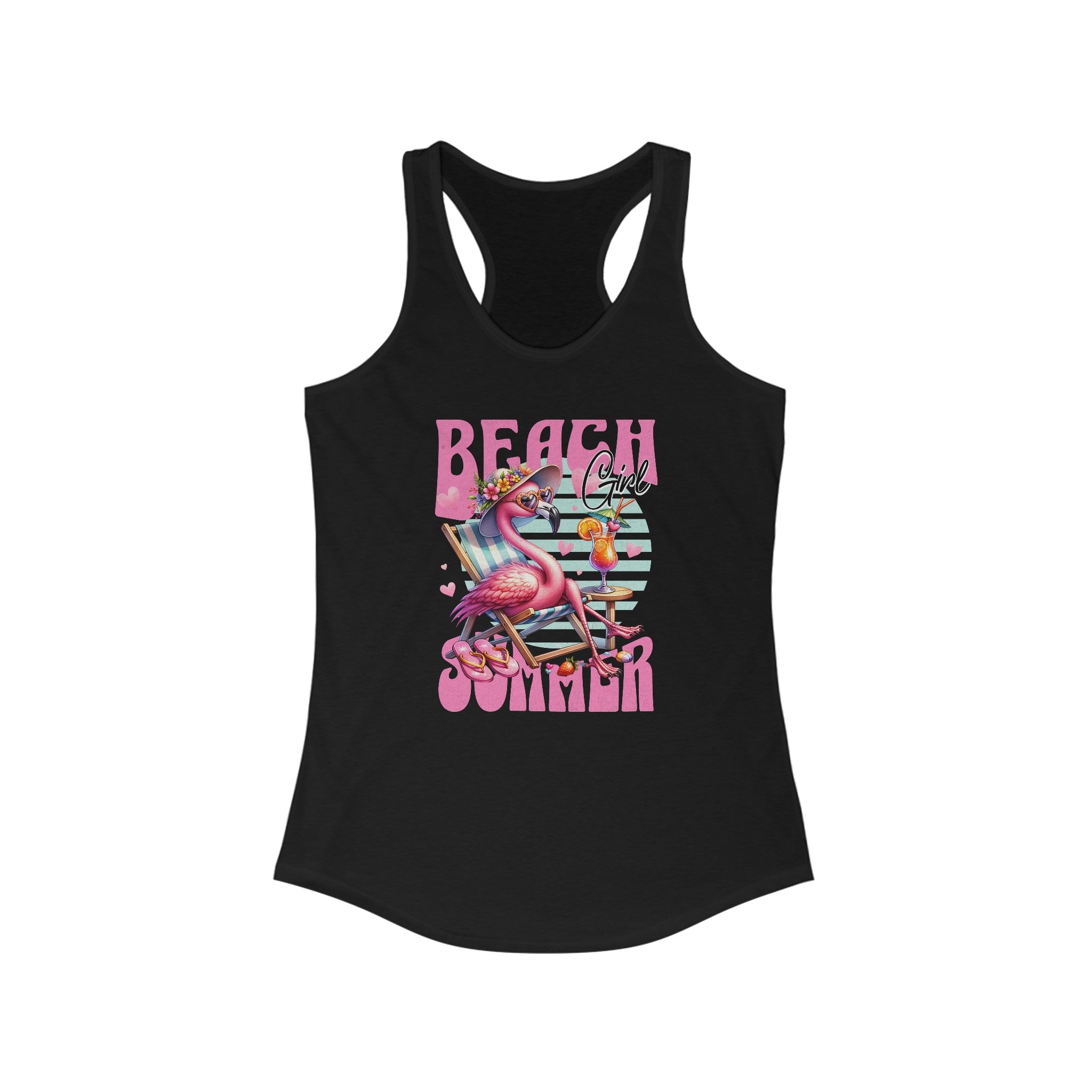 Beach Girl Women's Ideal Summer Racerback Tank, Beach tank top, Birthday Tanks, Girls weekend Tanks, Yoga Tank Tops, Group Tank Top