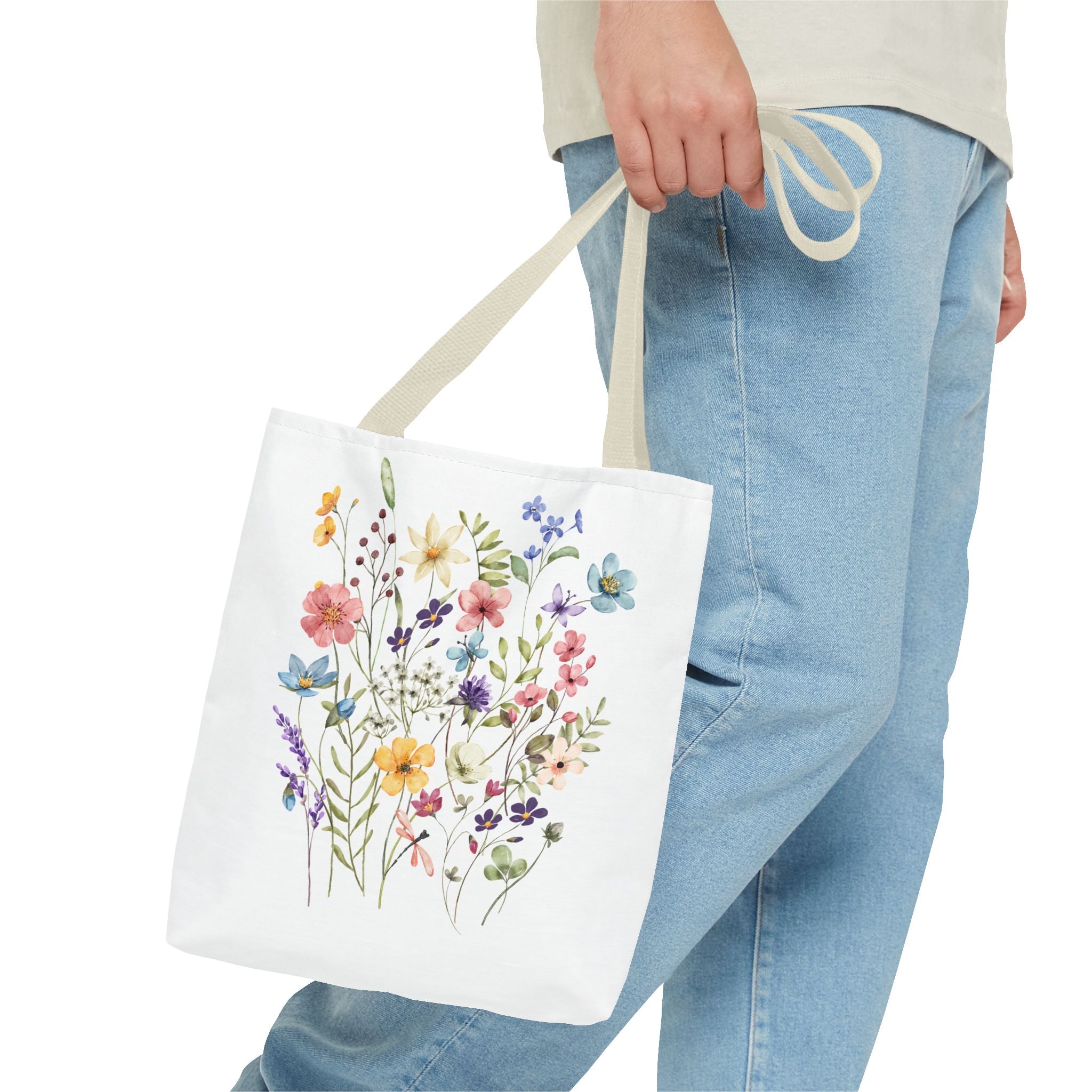 Tote Bag, Totes, Tote Bag Pattern, Floral Totes, Eco-Friendly Shopping Bag, Flower Printed Tote, Canvas Totes, Reusable Shopping Bag