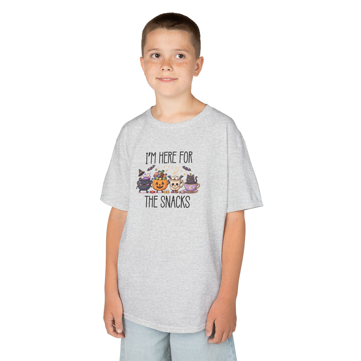 I'm Here For The Snacks Shirt, Cute Kids Halloween Shirt