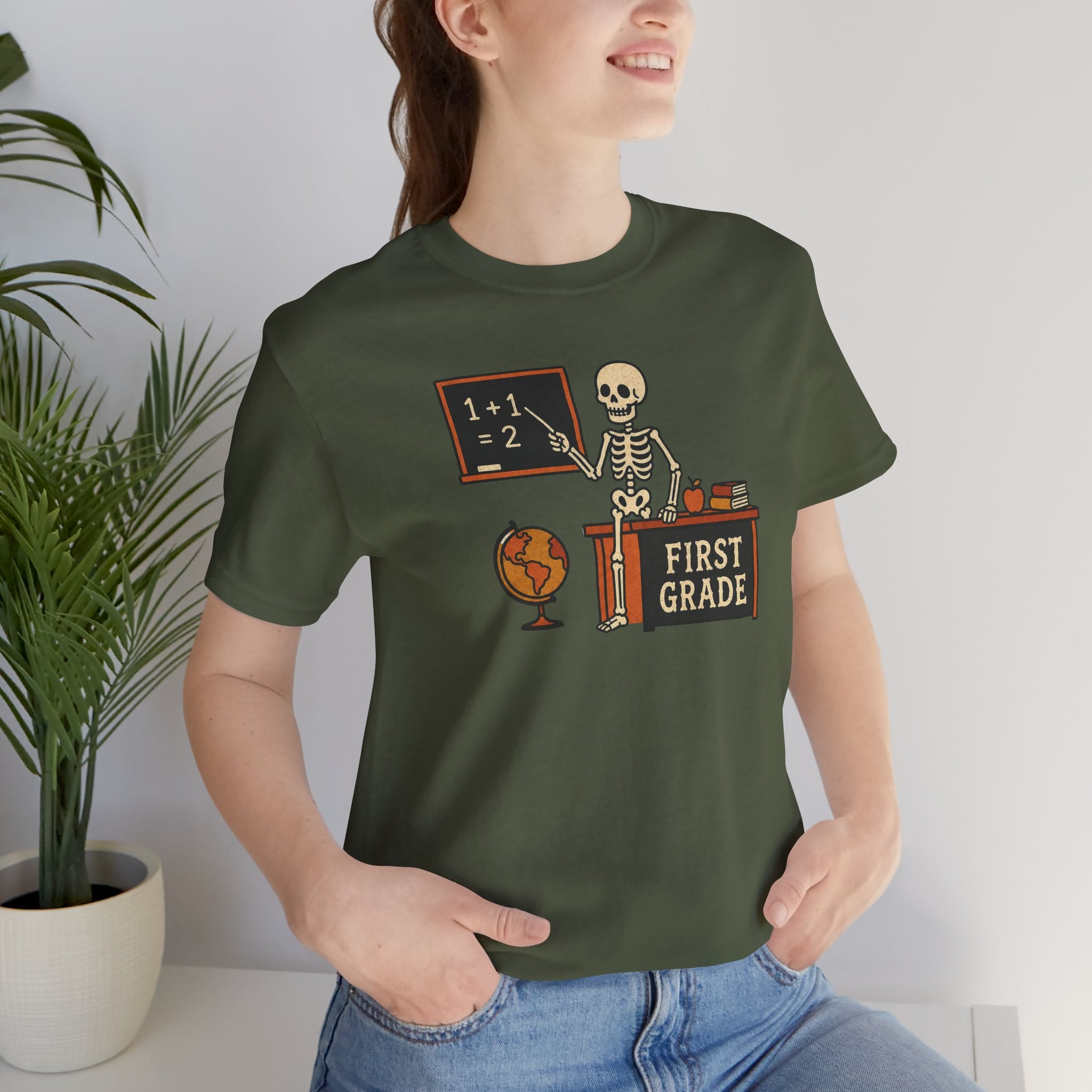 First Grade Teacher halloween shirt, Spooky Teacher Shirt, Teacher Appreciation Gifts
