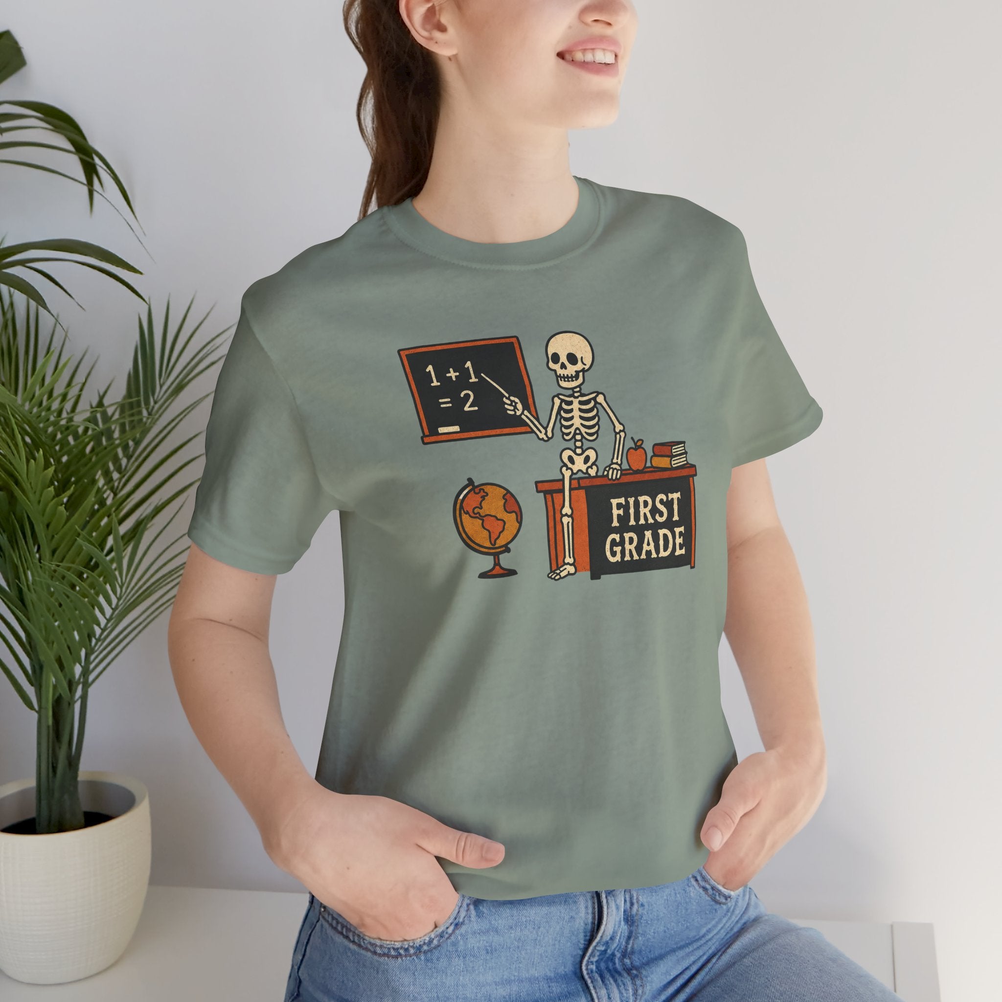First Grade Teacher halloween shirt, Spooky Teacher Shirt, Teacher Appreciation Gifts