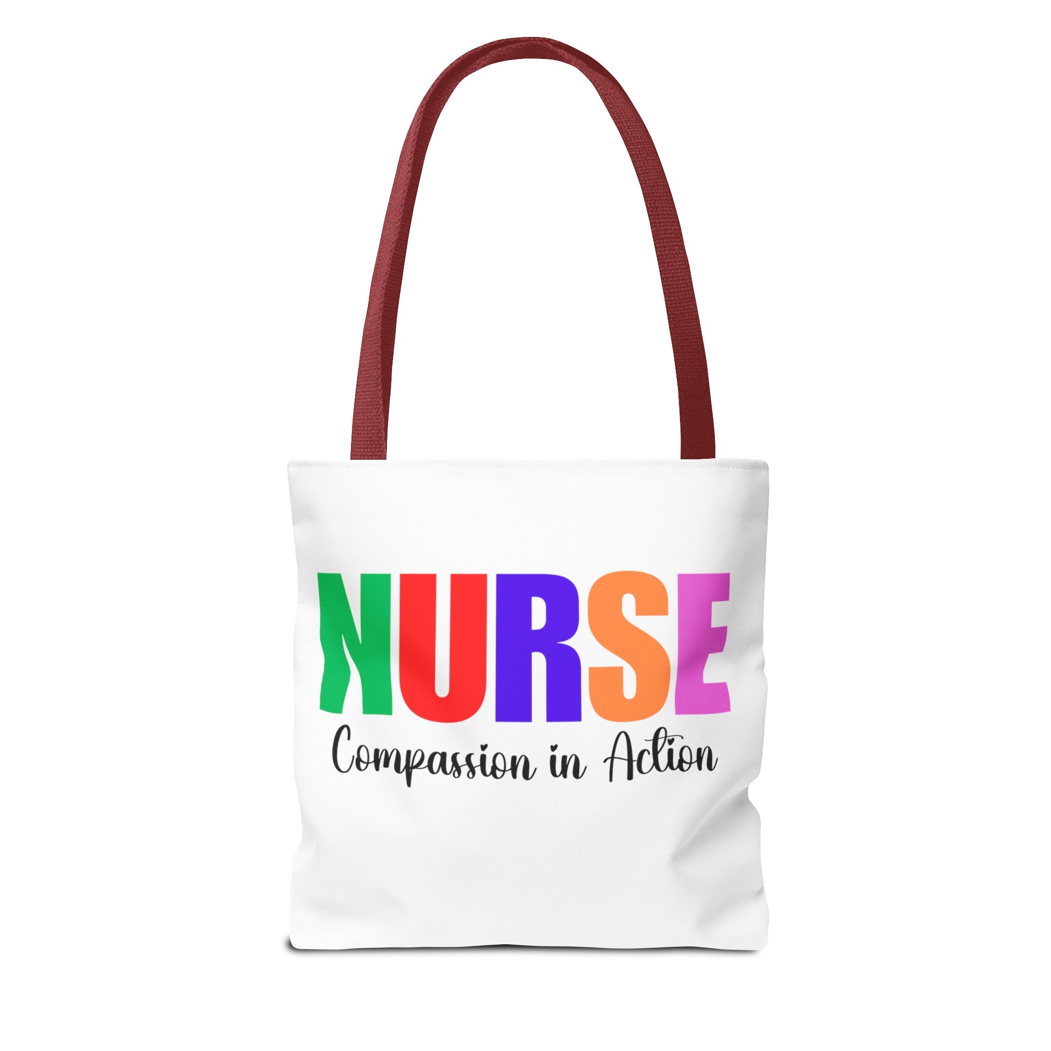 Nurse, Compassion In Action Tote Bag, Gift for Nurse, Nurse Appreciation Gift, Nurse Graduation Gift