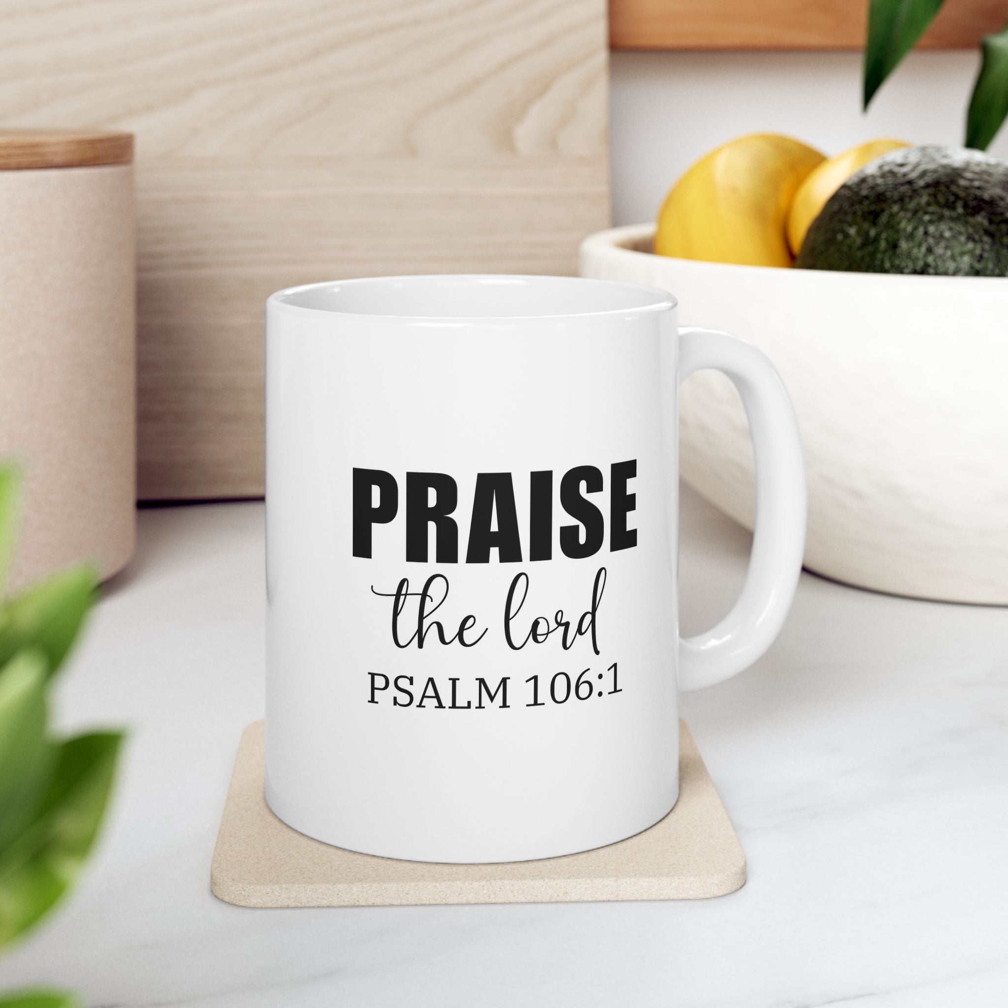 Christian Mug, Praise the Lord Coffee Mug, Inspirational Ceramic Mug, Motivational Coffee Cup, Christian Gifts, Christian gifts for Women