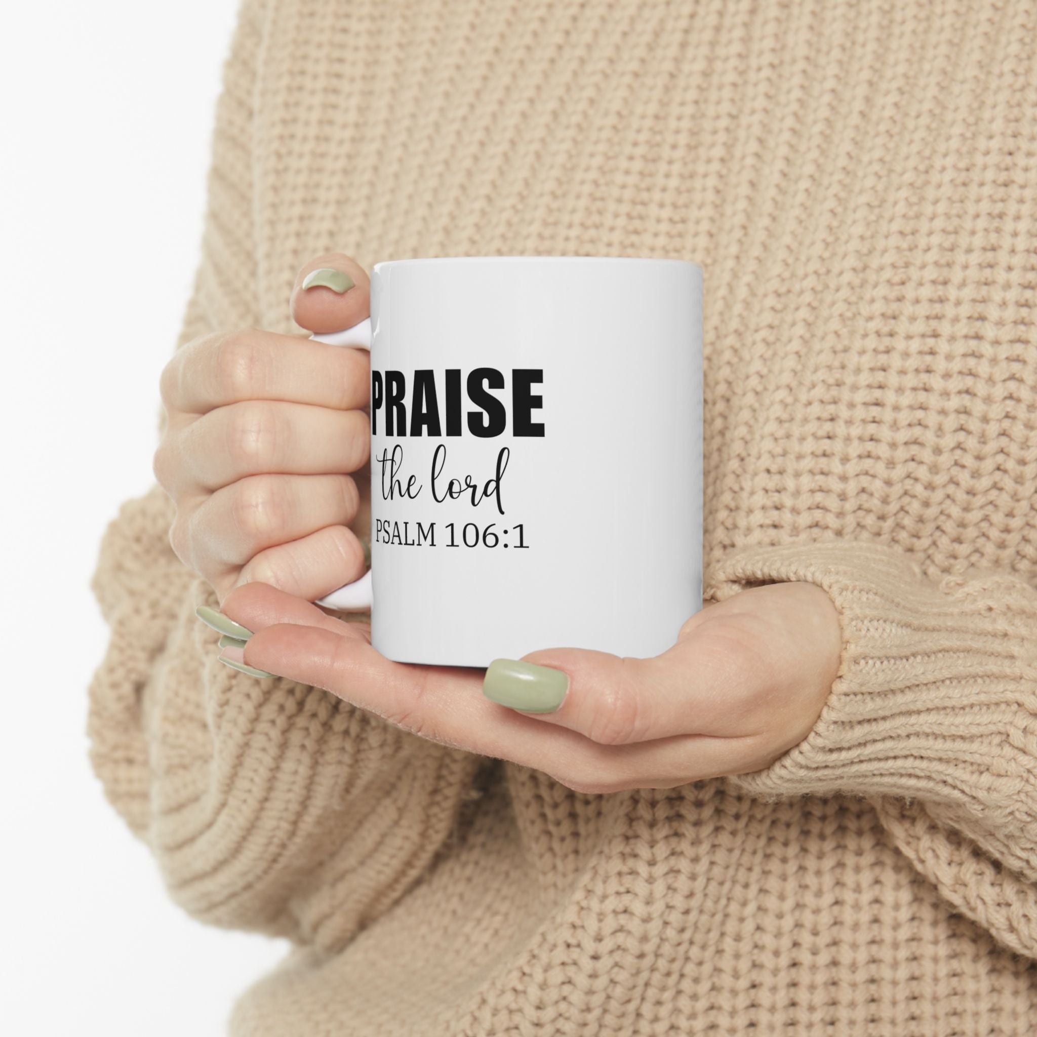 Christian Mug, Praise the Lord Coffee Mug, Inspirational Ceramic Mug, Motivational Coffee Cup, Christian Gifts, Christian gifts for Women
