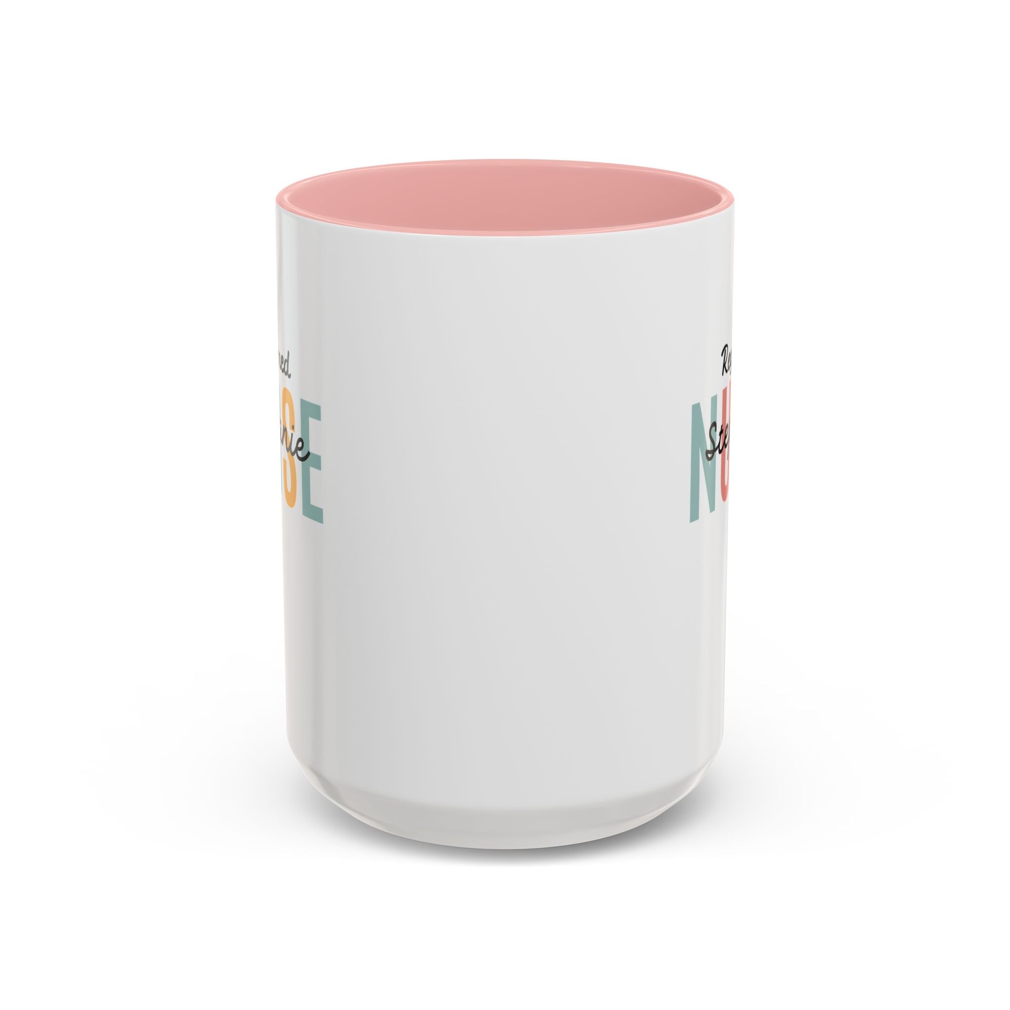 Personalized Nurse Coffee Mug, Custom Gift for Nurse, Accent Mug for Healthcare Workers, Unique Nurse Appreciation Gift, Black Handle Accent