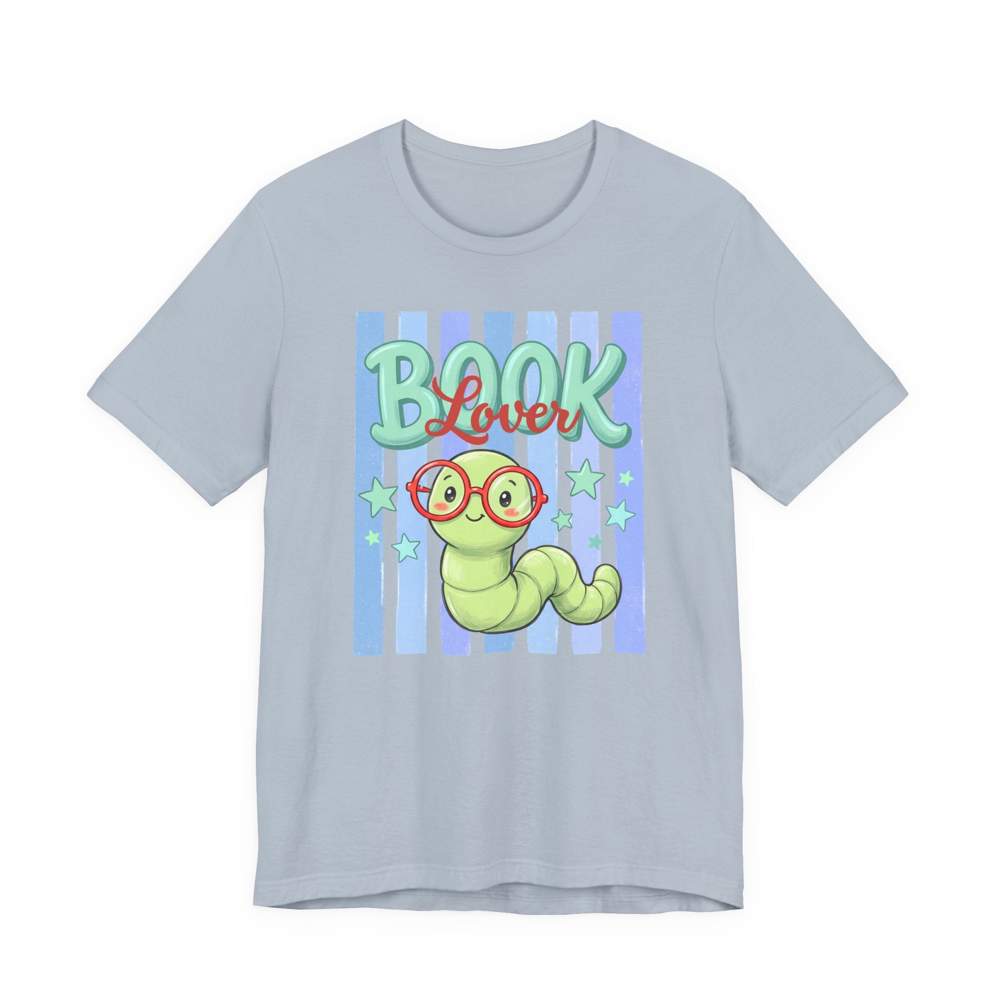 Book Lover Shirt, Bella Canvas 3001 Striped Book Lover Tee, Gift for Book Lover