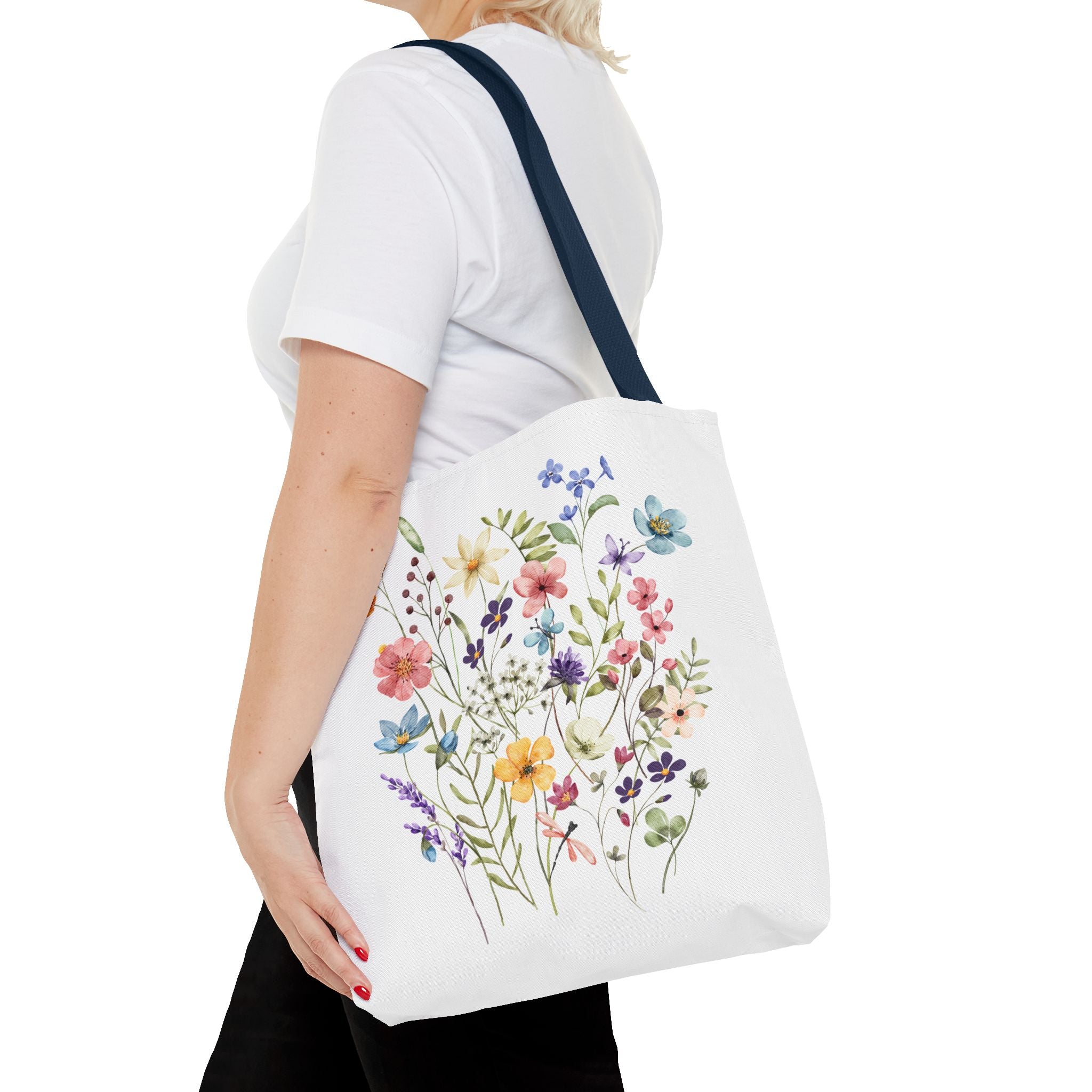 Tote Bag, Totes, Tote Bag Pattern, Floral Totes, Eco-Friendly Shopping Bag, Flower Printed Tote, Canvas Totes, Reusable Shopping Bag