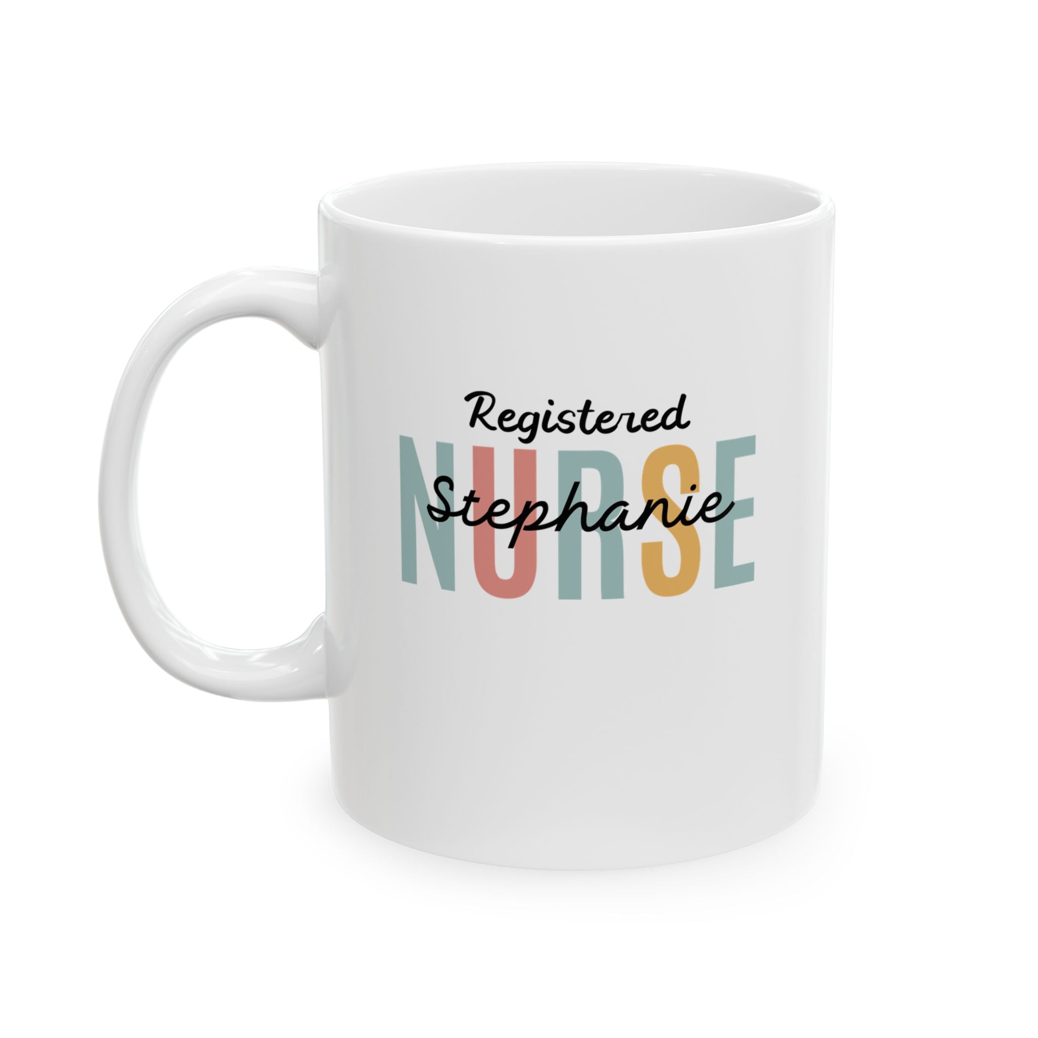 Personalized Nurse Coffee Mug, Nurse Appreciation gift, Nursing School Gift, Nurse Tea Mug, Gift for New Nurse, Registered Nurse Gift