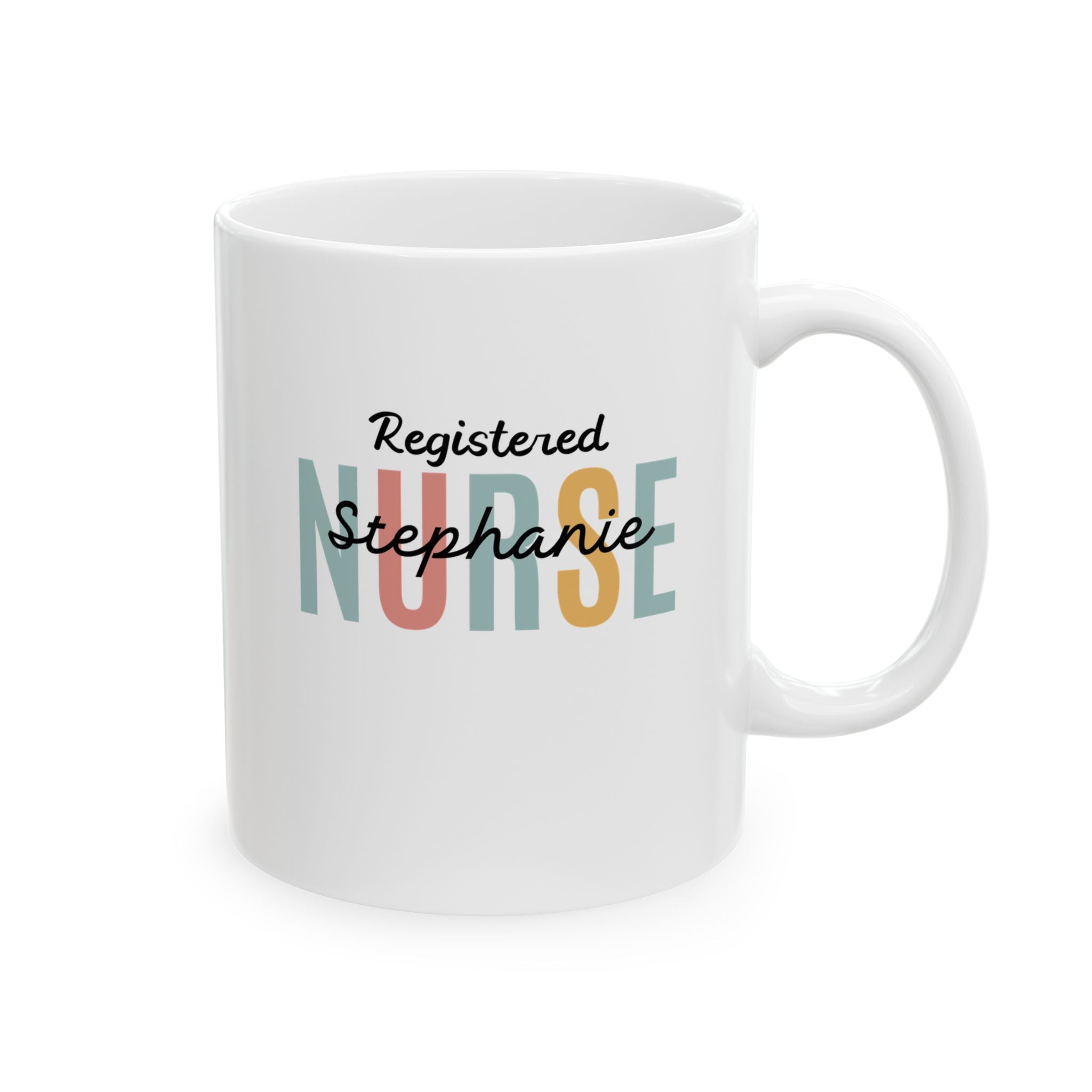 Personalized Nurse Coffee Mug, Nurse Appreciation gift, Nursing School Gift, Nurse Tea Mug, Gift for New Nurse, Registered Nurse Gift