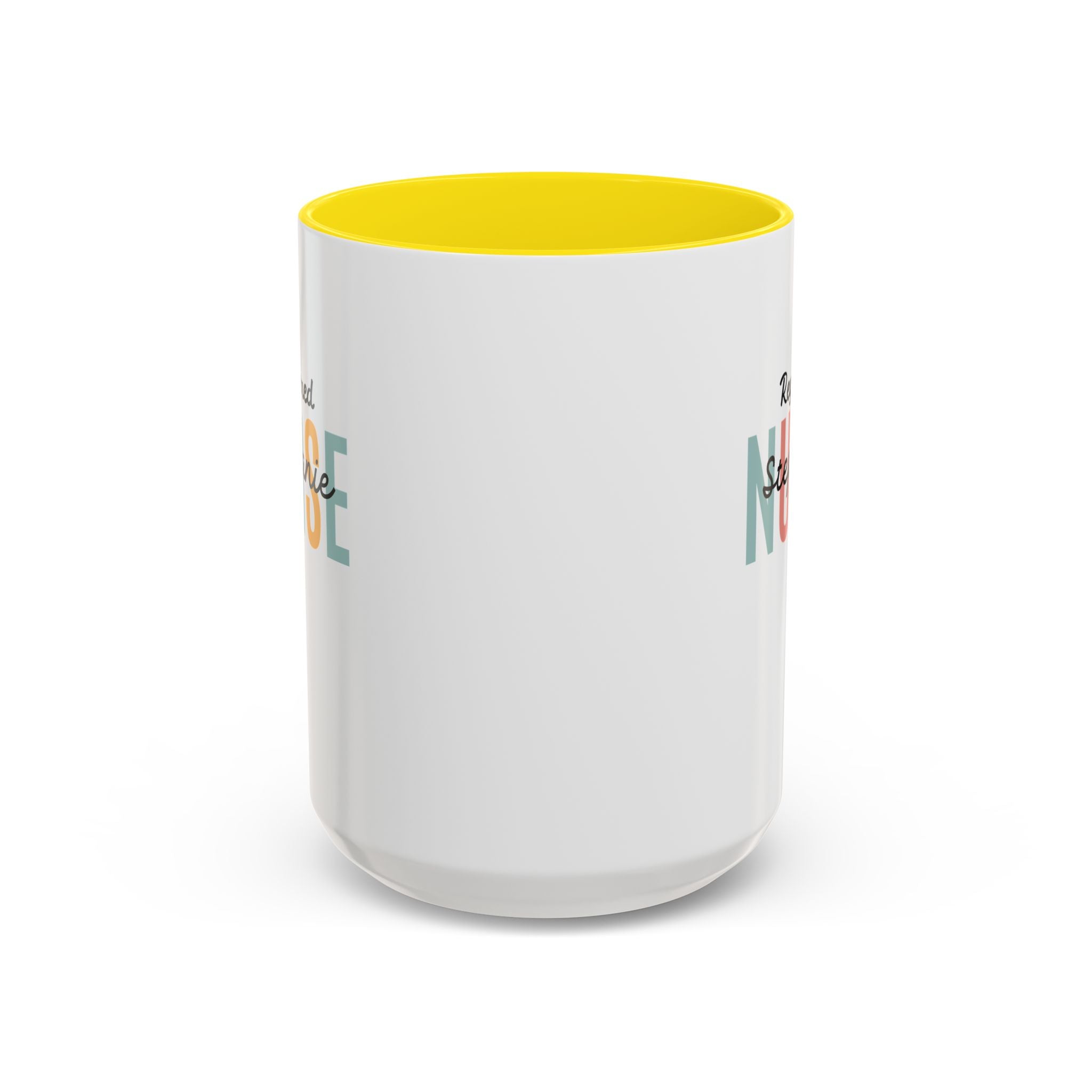 Personalized Nurse Coffee Mug, Custom Gift for Nurse, Accent Mug for Healthcare Workers, Unique Nurse Appreciation Gift, Black Handle Accent