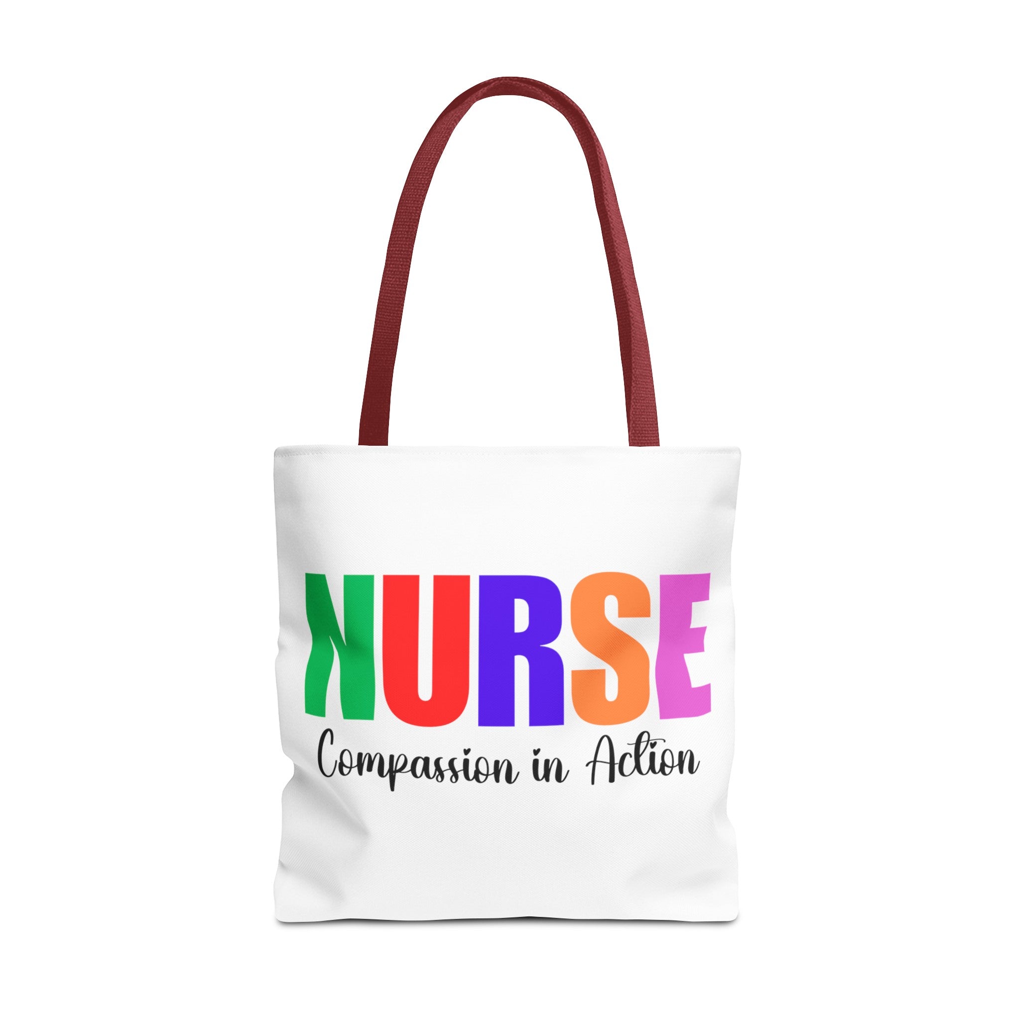 Nurse, Compassion In Action Tote Bag, Gift for Nurse, Nurse Appreciation Gift, Nurse Graduation Gift