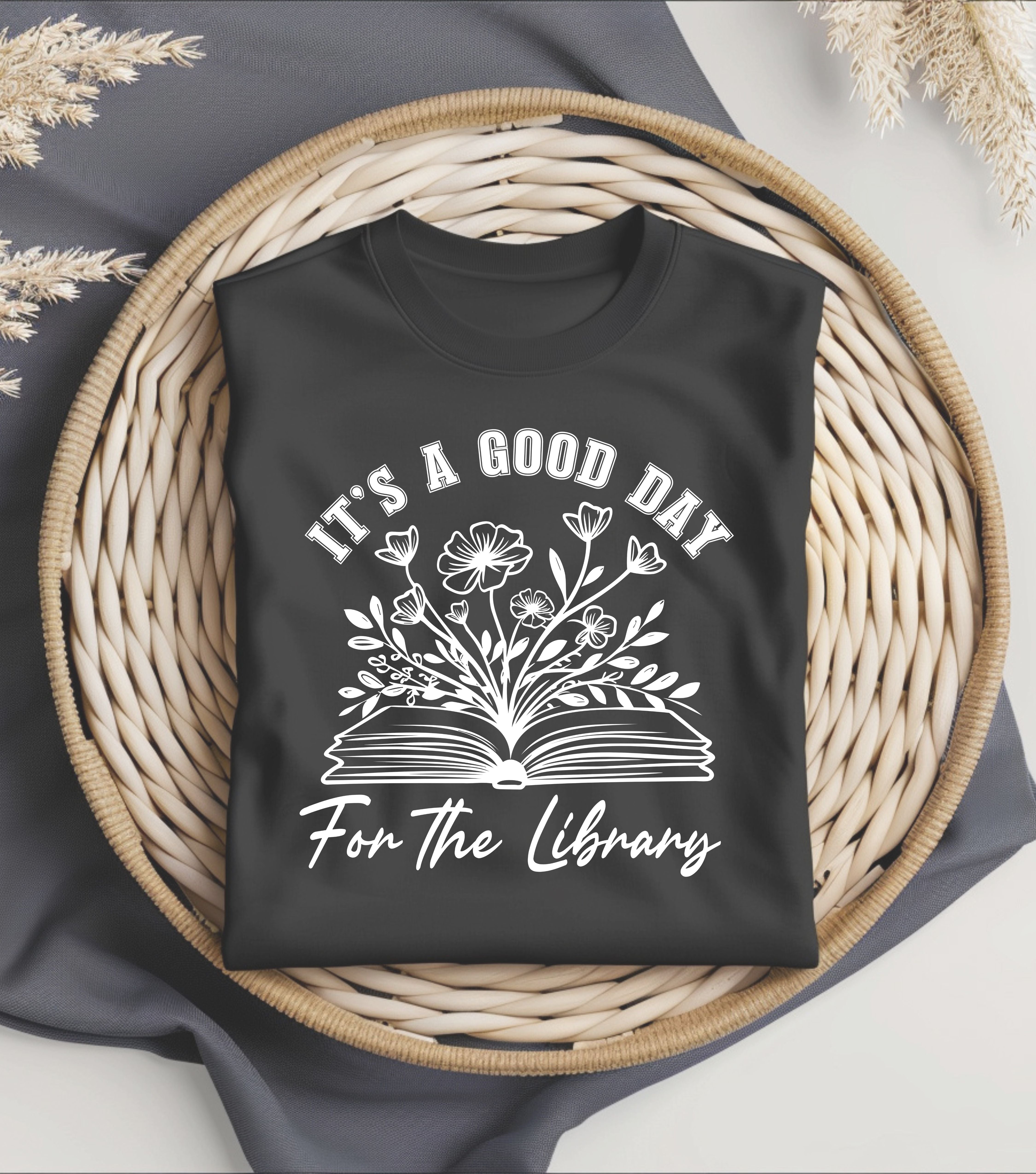 It's A Good Day for the Library Shirt, Books Shirt, Librarian Shirt, Read More Books, Bookish Shirt, Book Lover Shirt, Teacher Shirt