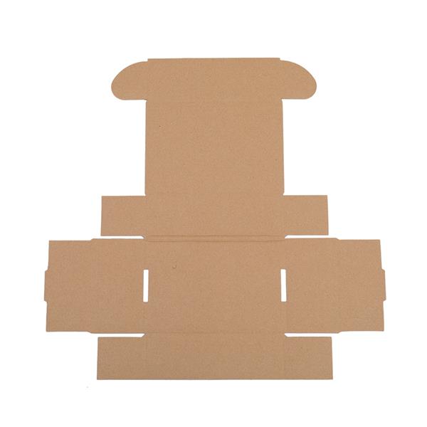 50 Corrugated Paper Boxes 6x4x2 " White Outside and Yellow Inside