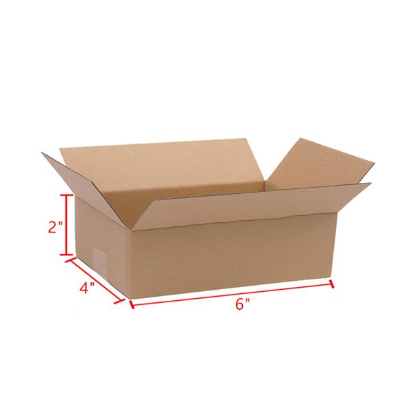 100 Corrugated Paper Boxes 6x4x2"(15.2*10.2*5.1cm)Yellow