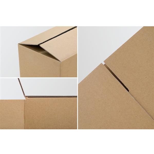 100 Corrugated Paper Boxes 7x7x7"(17.8*17.8*17.8cm)Yellow