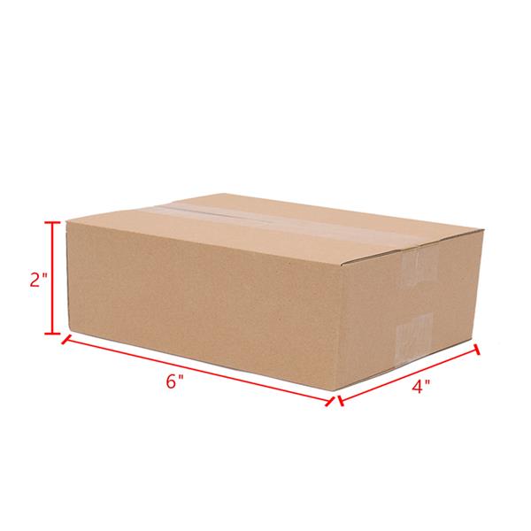 100 Corrugated Paper Boxes 6x4x2"(15.2*10.2*5.1cm)Yellow