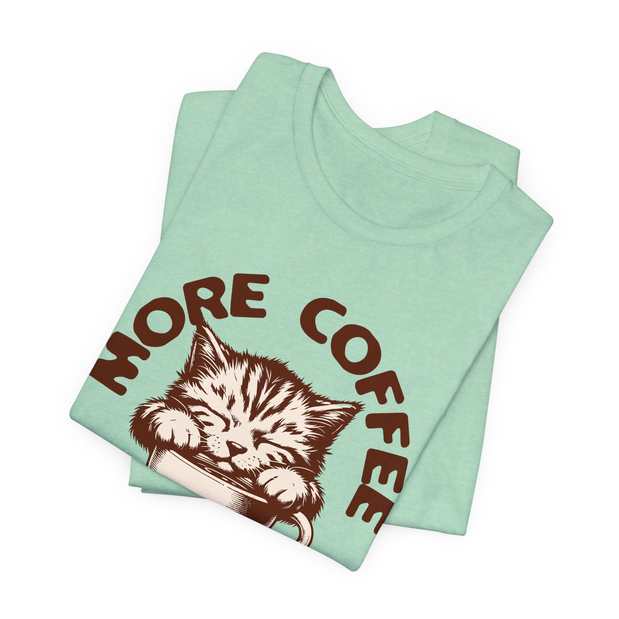 More Coffee Por Favor Funny Unisex Jersey Short Sleeve Tee, Gift for Mom, Gift for Dad, Gift for Teacher, Gift for friend