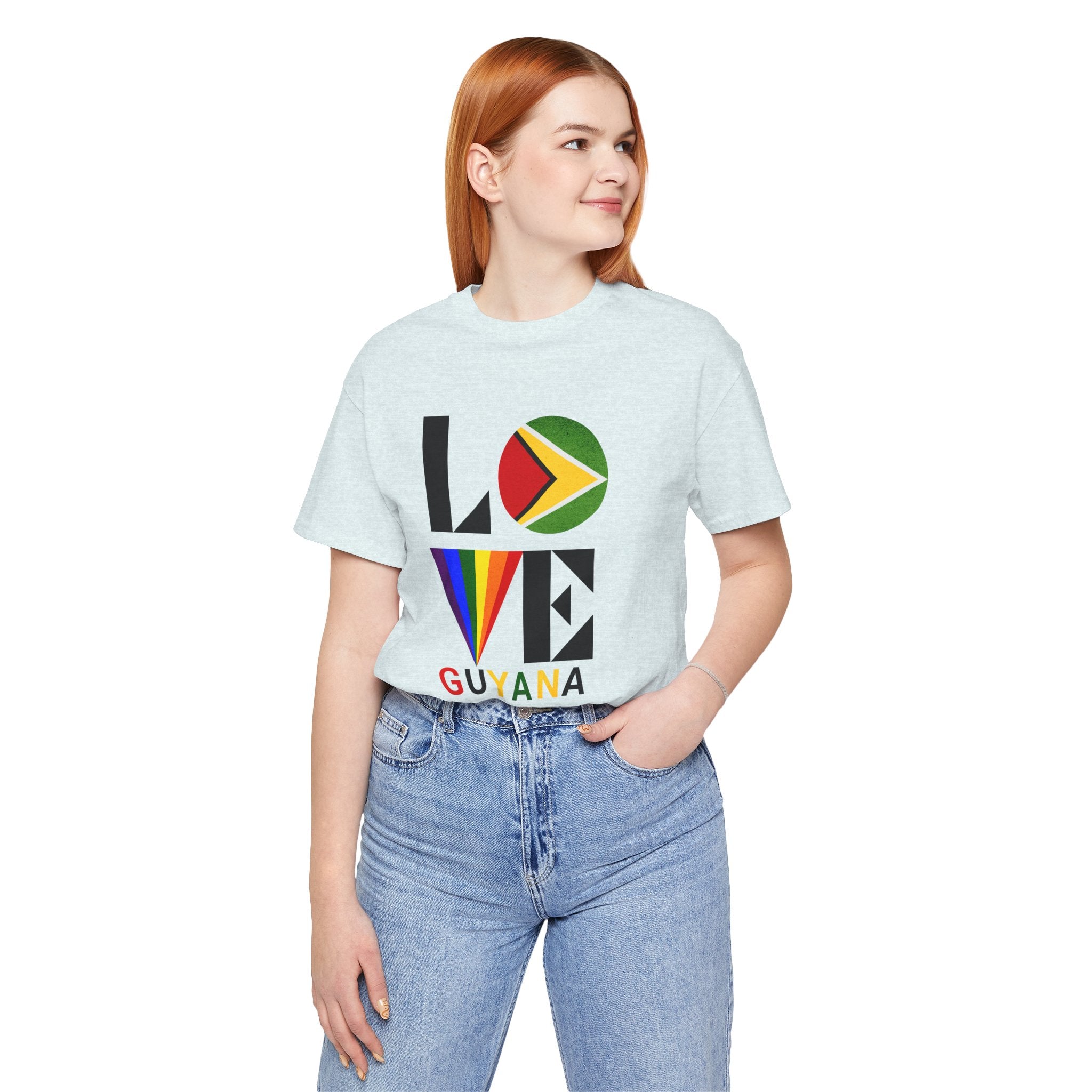 Love Guyana T-shirt, Gift for Him, Gift for Her, Gift for Guyanese