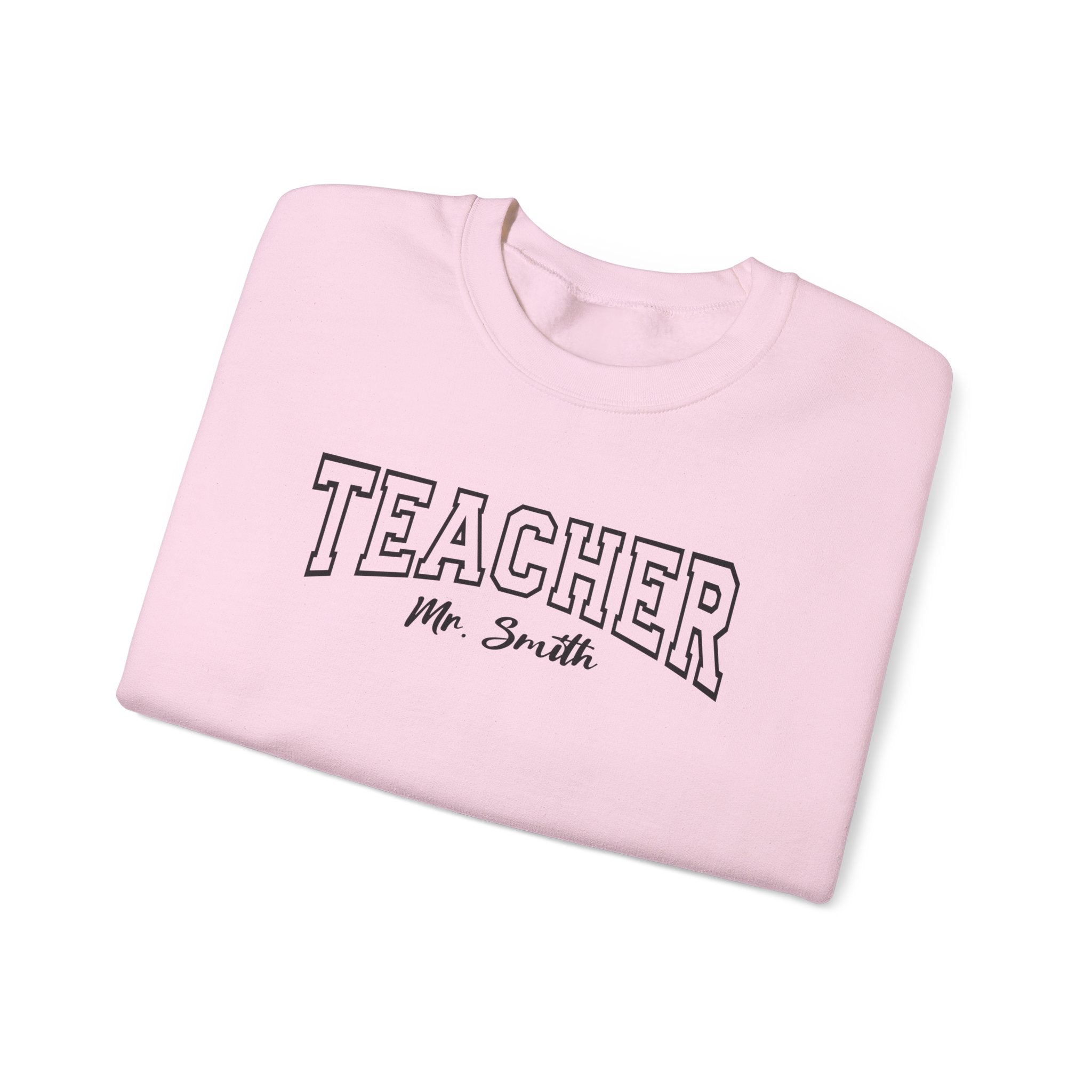 Personalized Teacher Sweatshirt, Teacher Shirt, Teacher Appreciation Gift, Back to School Teacher Sweatshirt, Gift for New Teacher