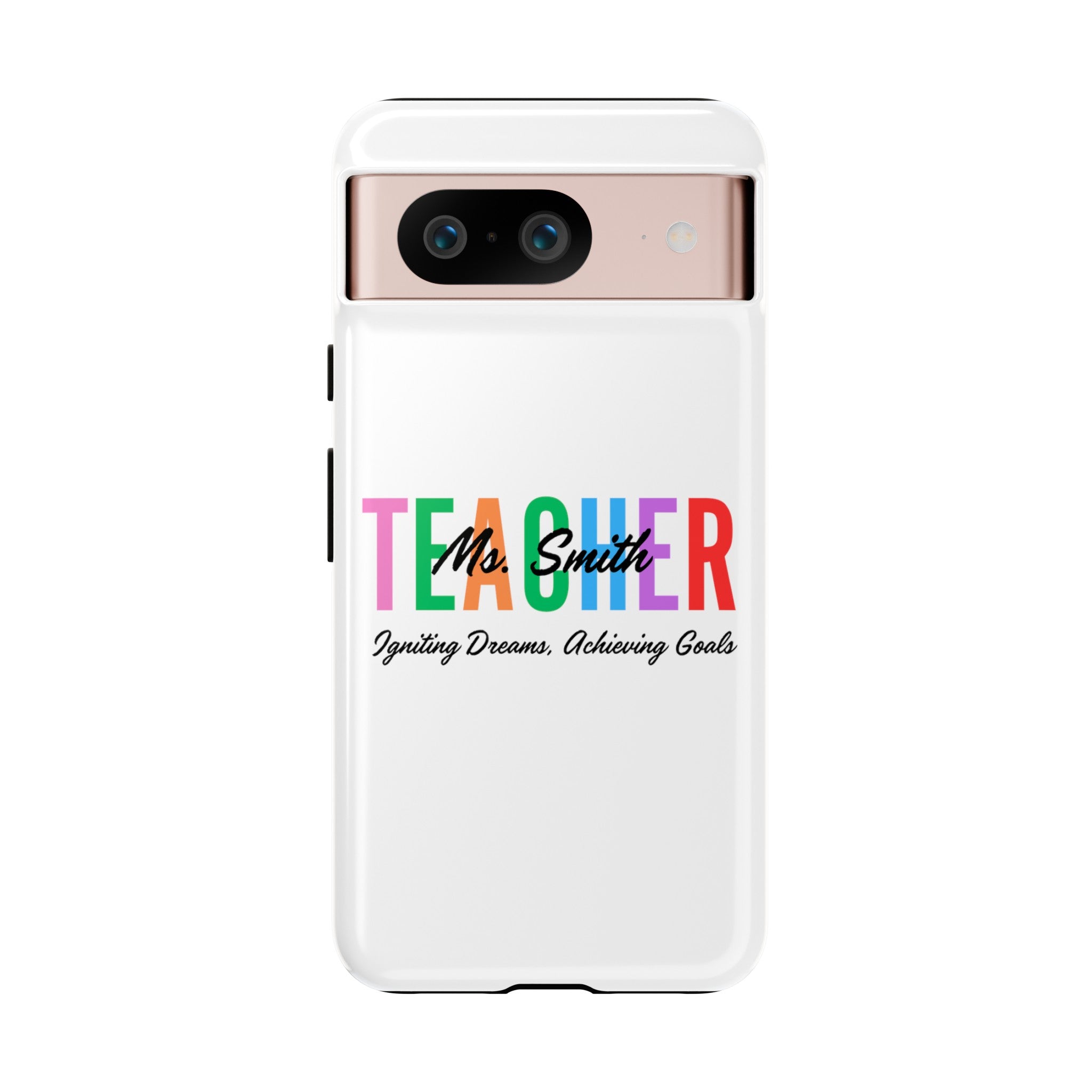 Personalized Teacher iPhones and Samsung Galaxy Tough Cases, Teacher Name, Gift for teacher, Teacher's Appreciation