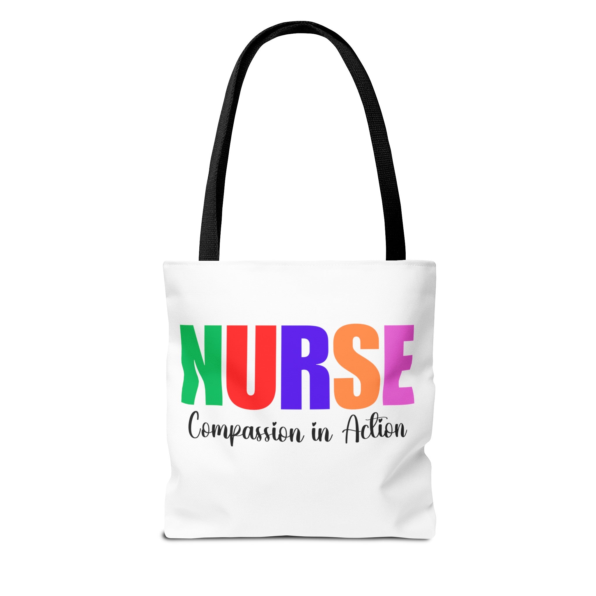 Nurse, Compassion In Action Tote Bag, Gift for Nurse, Nurse Appreciation Gift, Nurse Graduation Gift