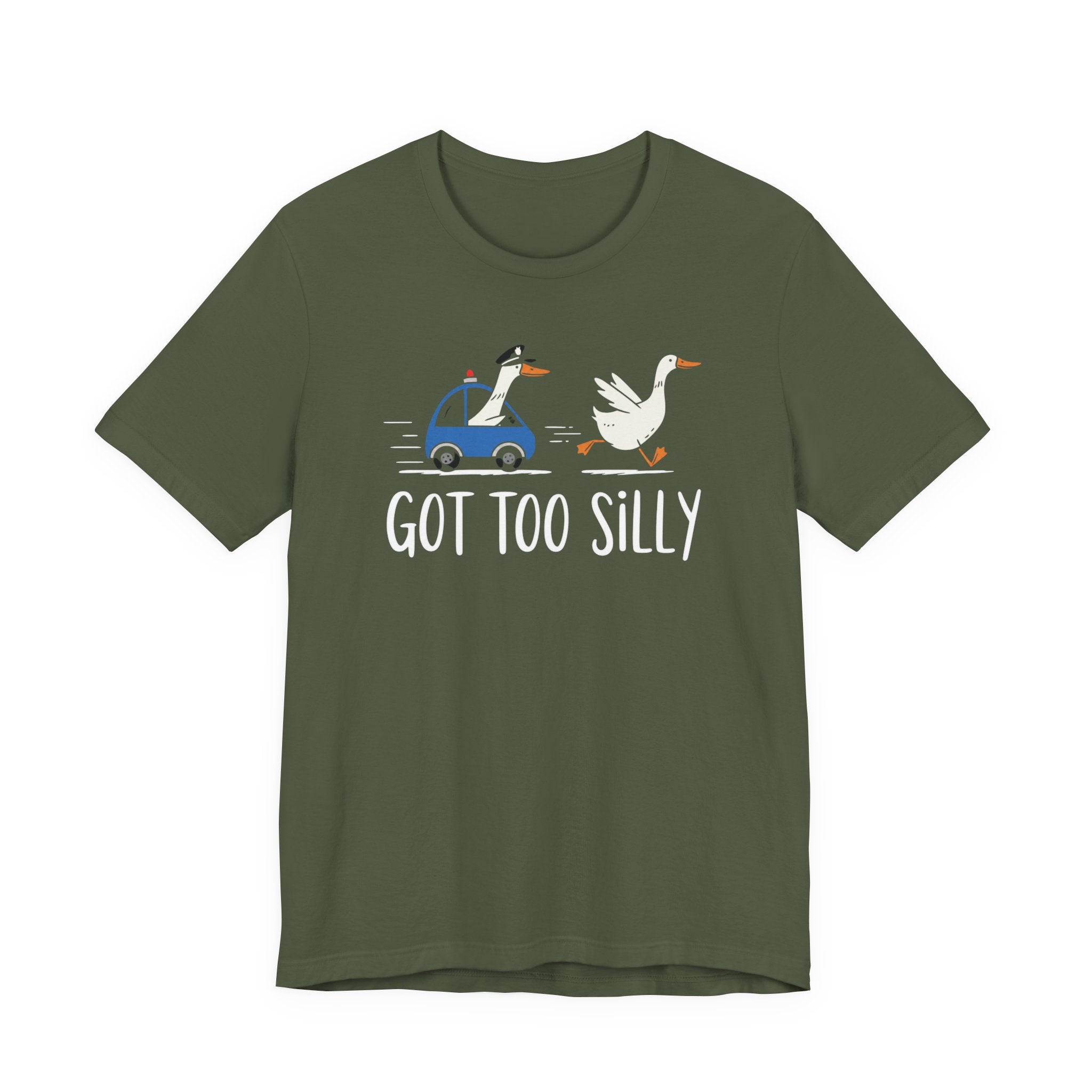 Got Too Silly Shirt, Silly Goose Shirt, Goose Lover Shirt, Funny Goose Shirt, Silly Goose Jail Shirt, Funny Meme Shirt