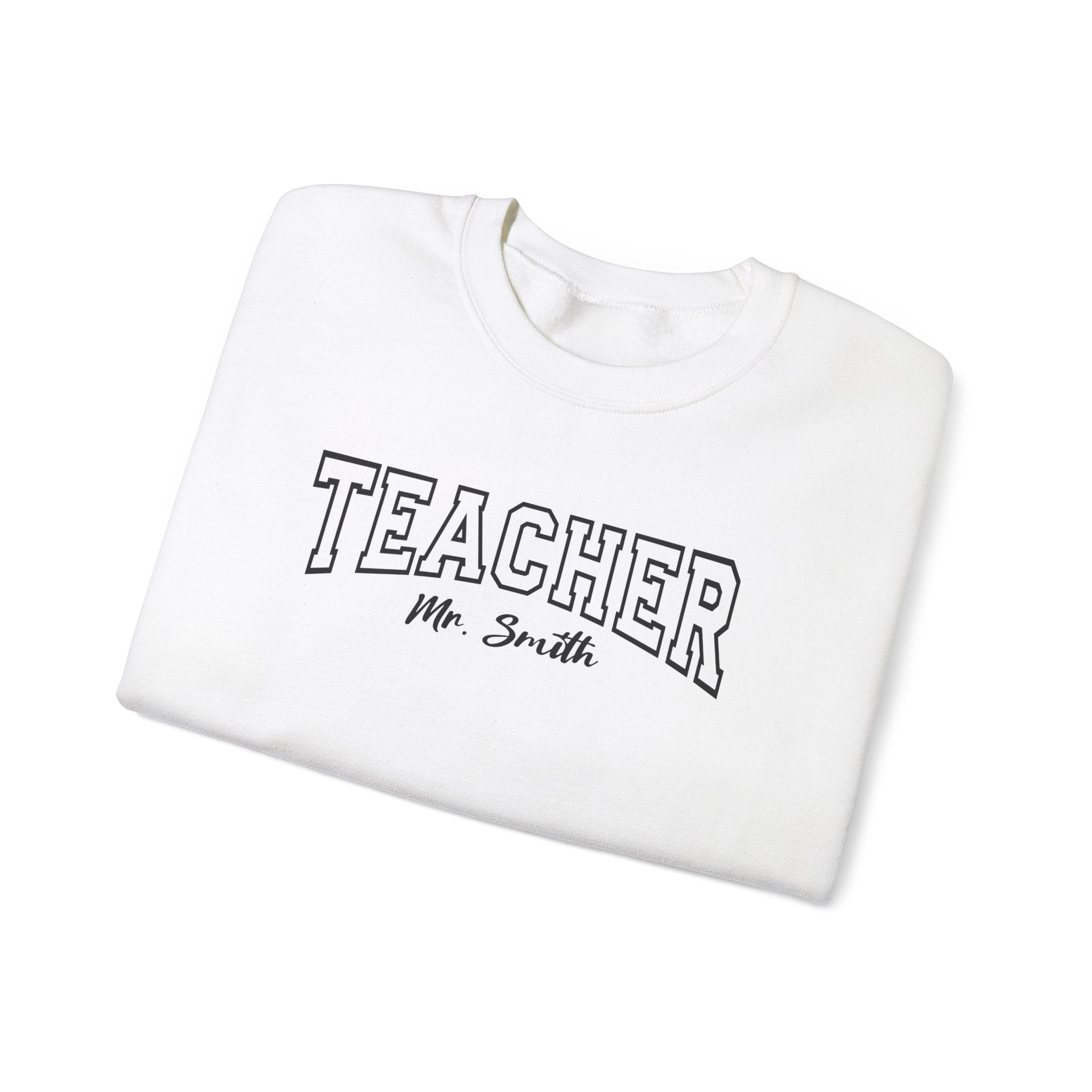 Personalized Teacher Sweatshirt, Teacher Shirt, Teacher Appreciation Gift, Back to School Teacher Sweatshirt, Gift for New Teacher