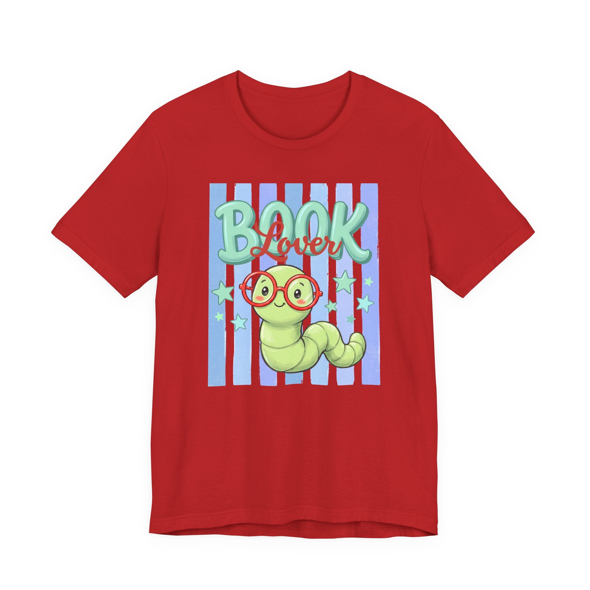 Book Lover Shirt,  Bella Canvas 3001 Striped Book Lover Tee, Gift for Book Lover