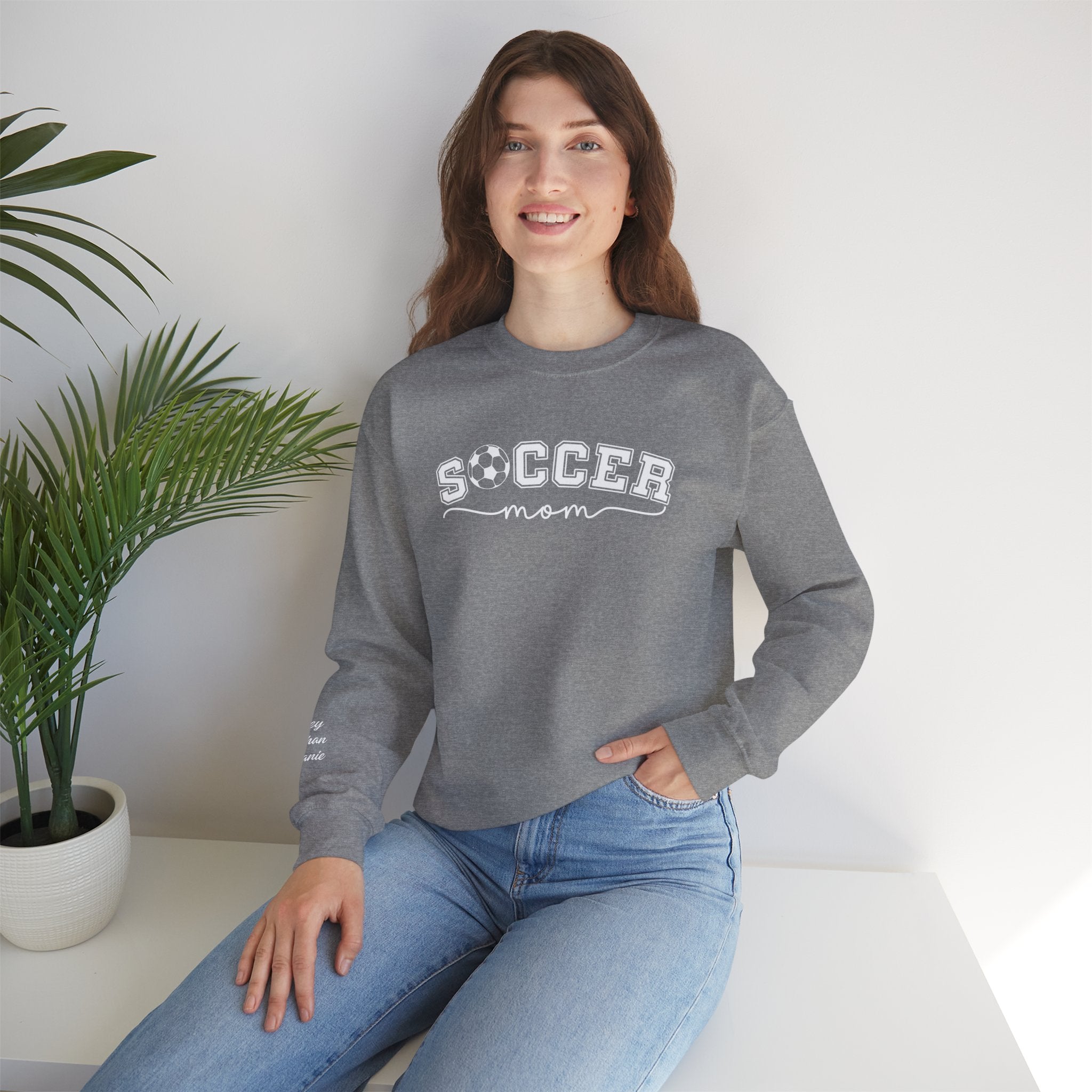 Soccer Mom Shirt, Soccer Mom Crewneck Sweatshirt, Gift for Soccer Mom, Soccer Mama Shirt, Gift for Mom