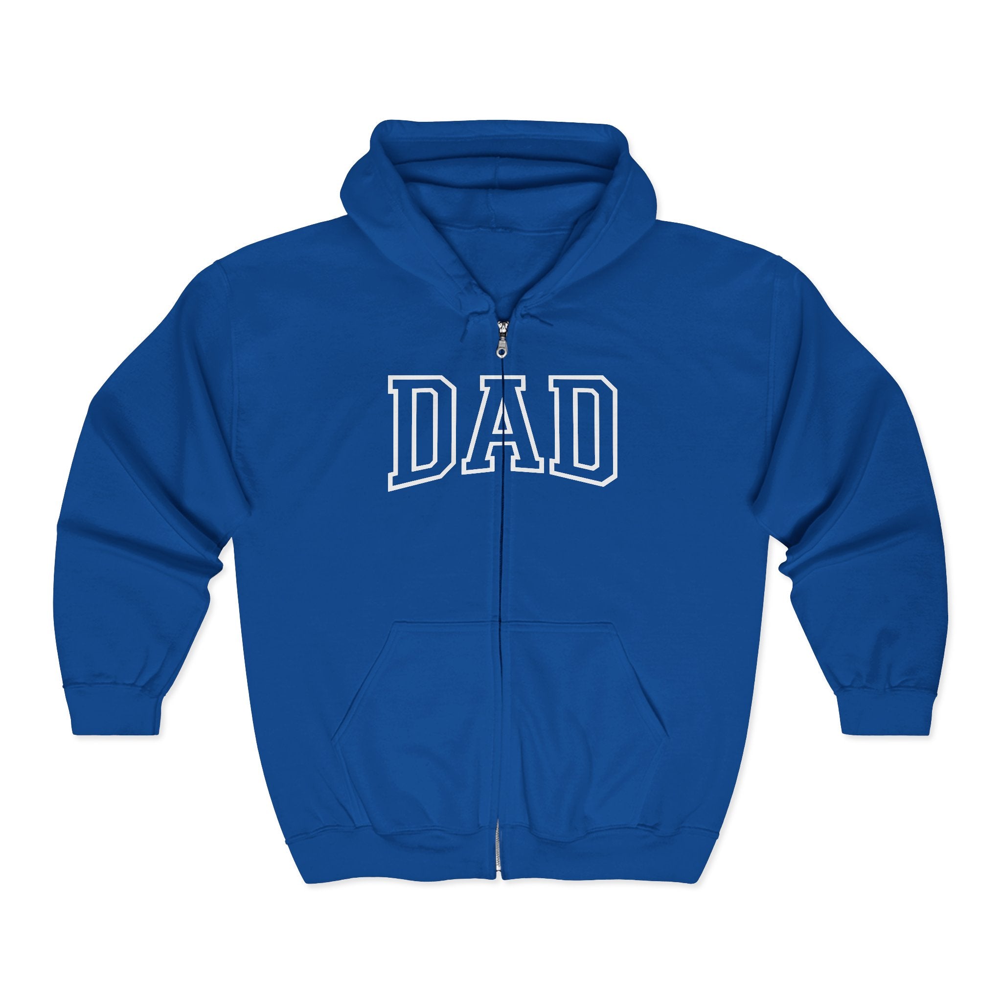 Dad Full Zip Hoodie, Dad Sweatshirt, Father's Day Gift, Dad Birthday Gift