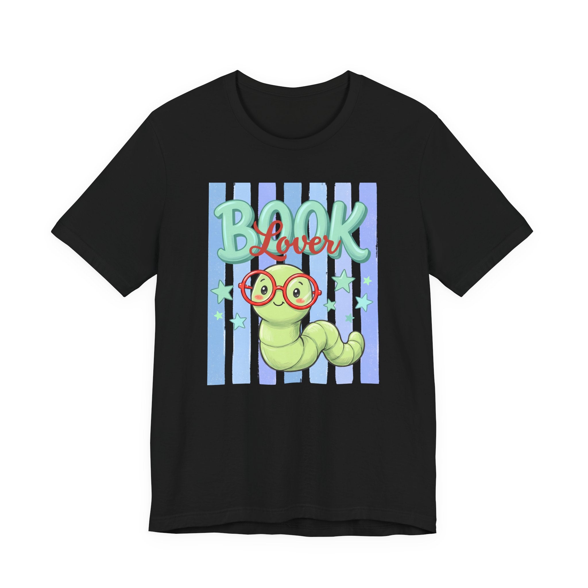 Book Lover Shirt,  Bella Canvas 3001 Striped Book Lover Tee, Gift for Book Lover