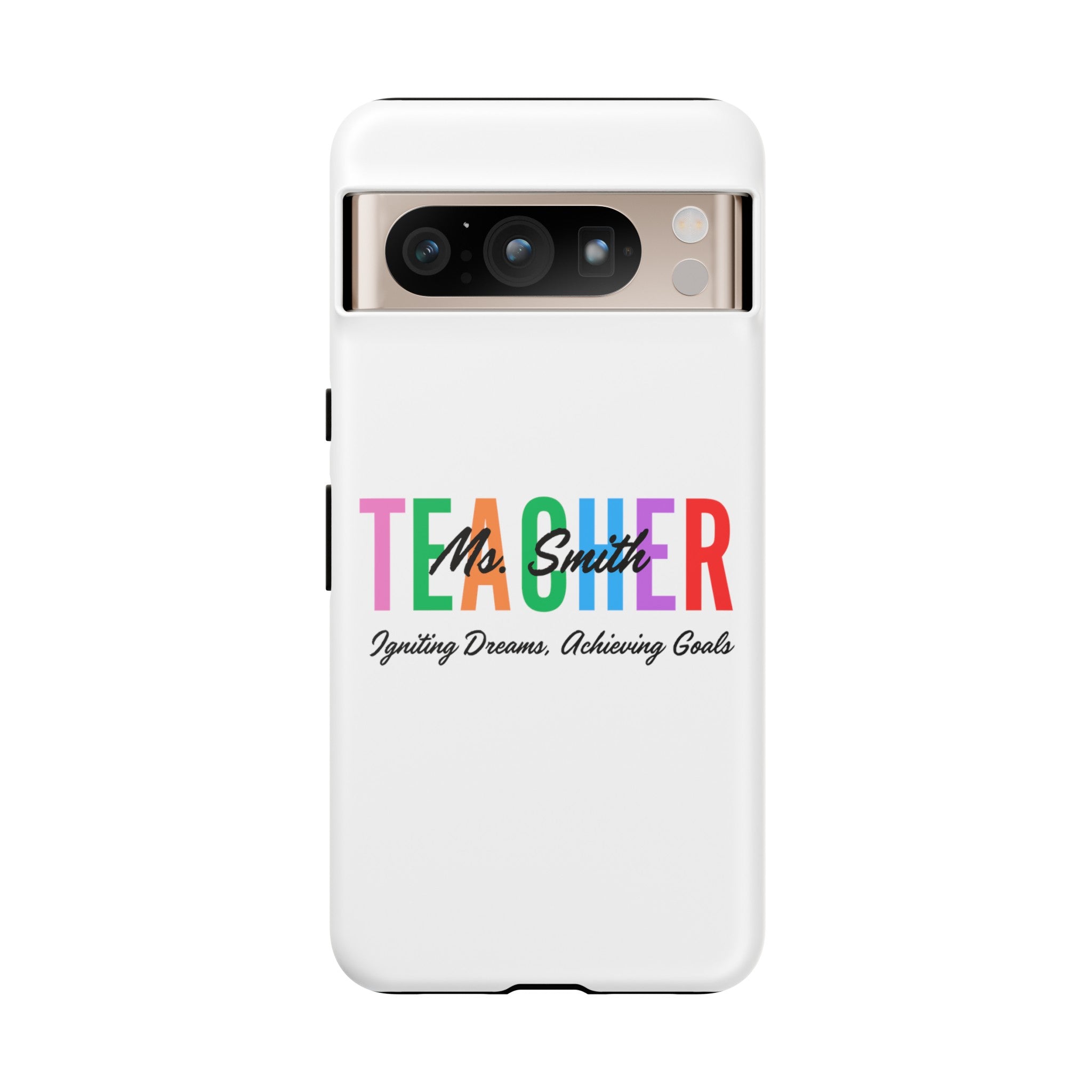 Personalized Teacher iPhones and Samsung Galaxy Tough Cases, Teacher Name, Gift for teacher, Teacher's Appreciation