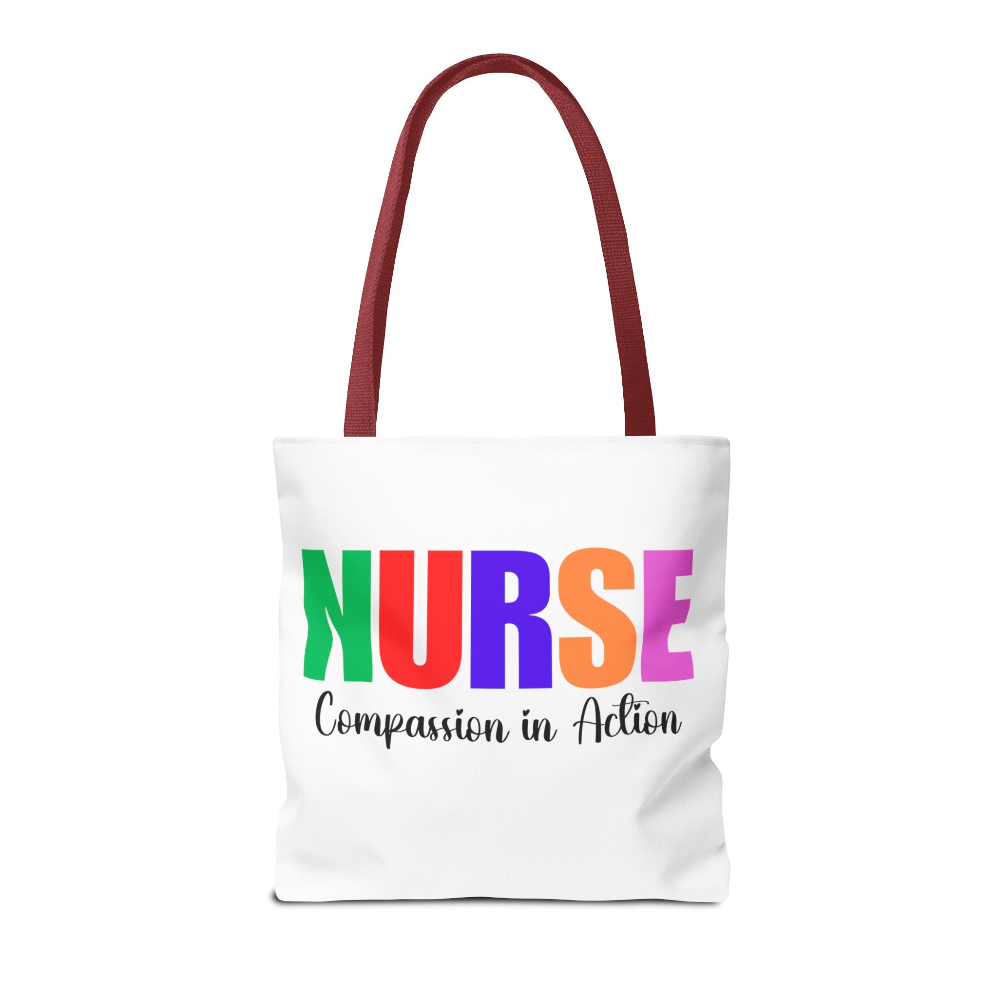 Nurse, Compassion In Action Tote Bag, Gift for Nurse, Nurse Appreciation Gift, Nurse Graduation Gift