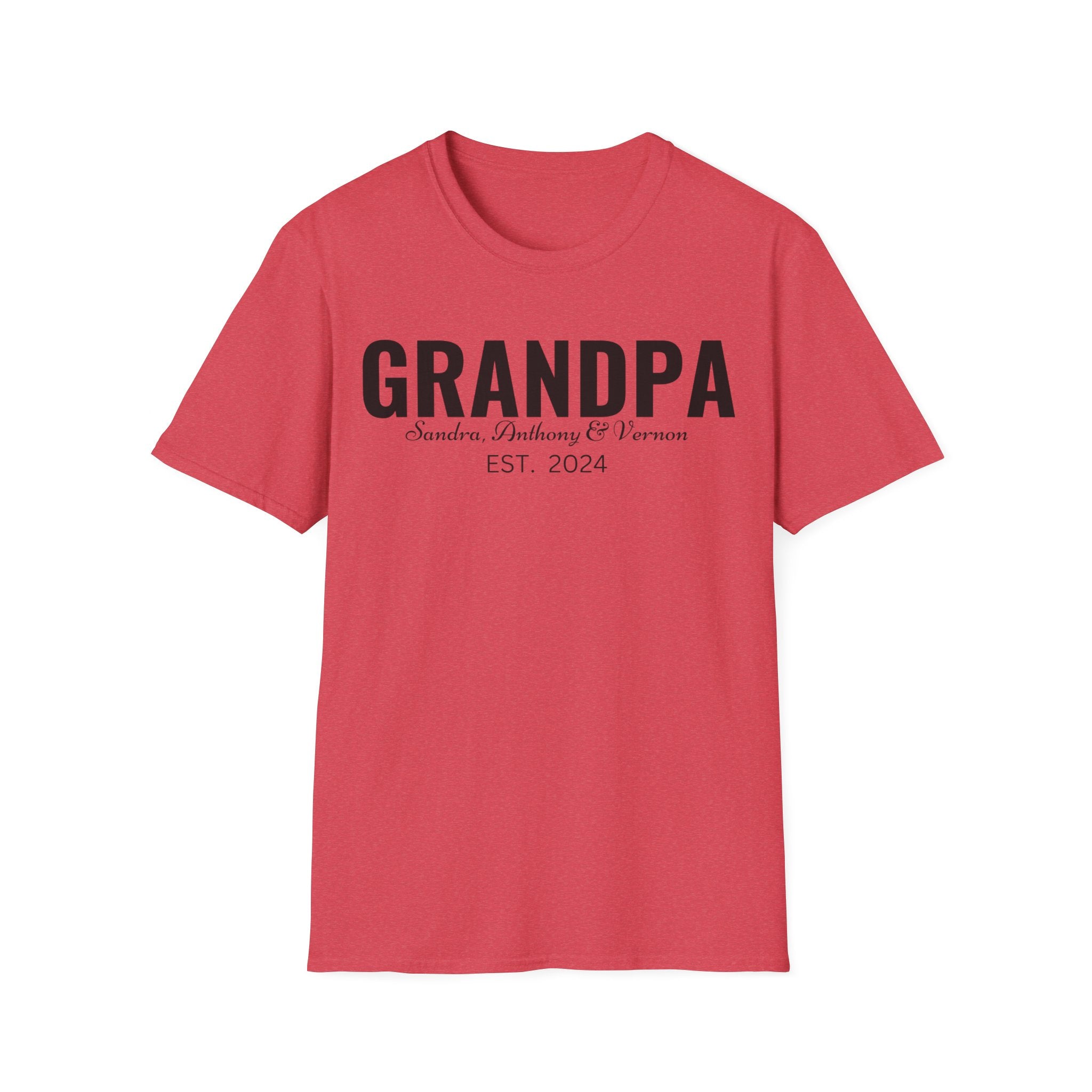 Personalized Grandpa Shirt with Grandkids Names , Fathers Day Gift For Grandpa, Gift From Grandkids, Gift from Kids