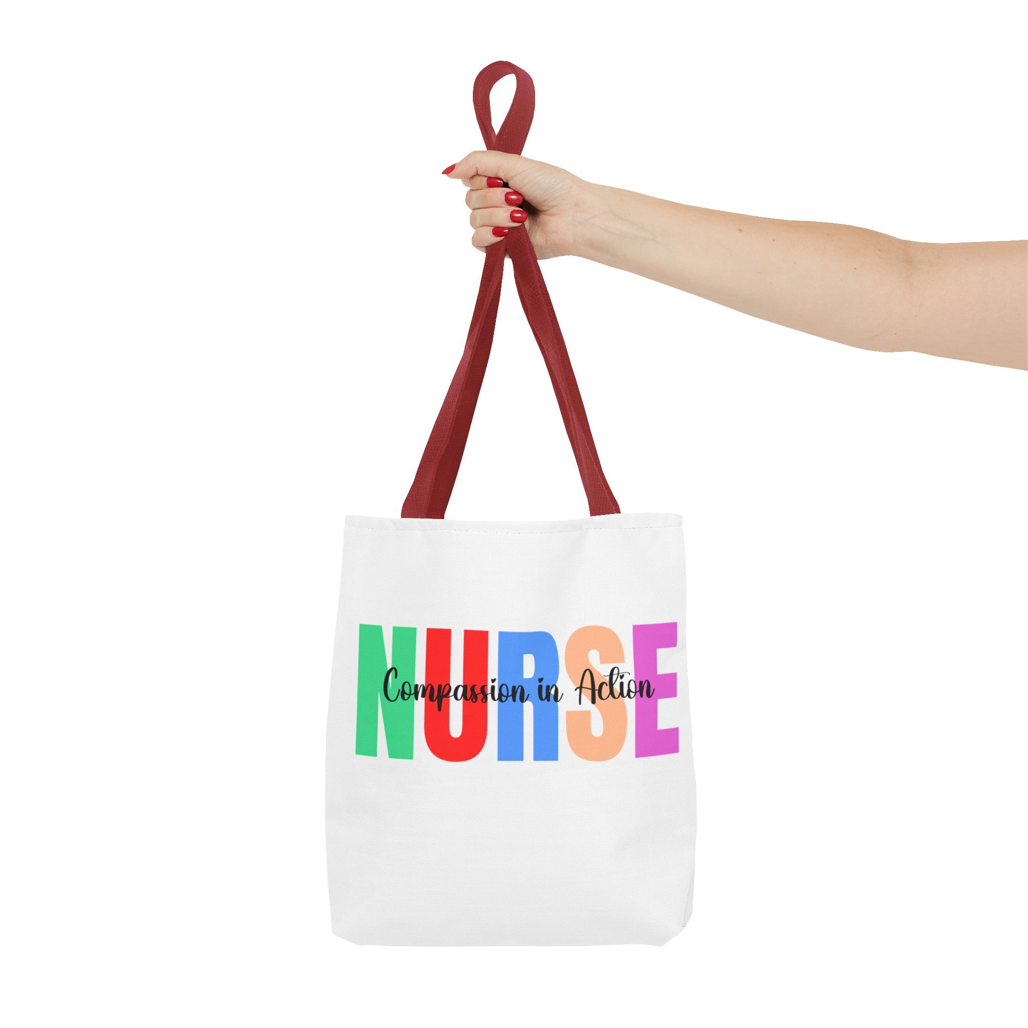 Nurse Compassion In Action Tote Bag (AOP)