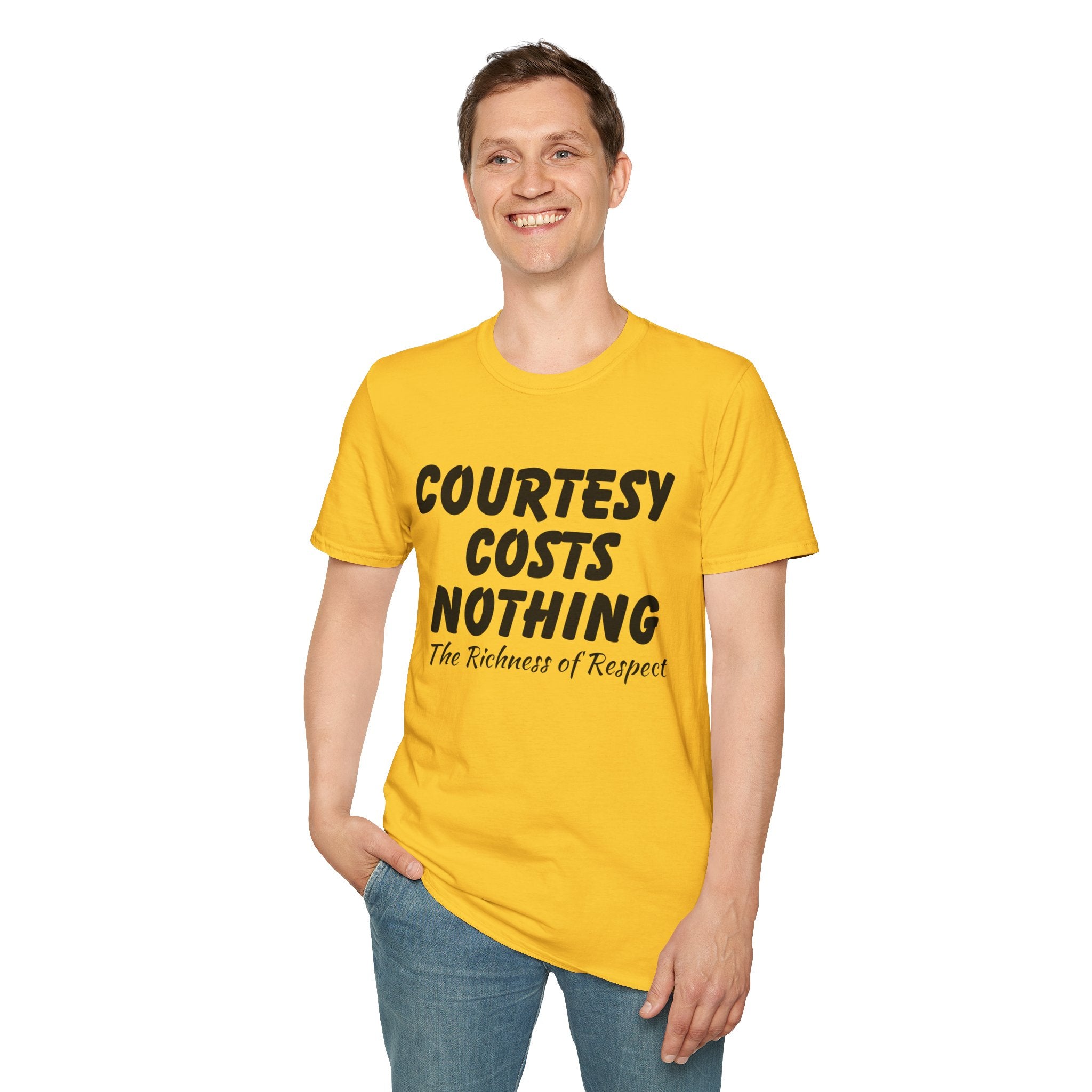 Courtesy Cost Nothing T-shirt, Spread Courtesy, Awareness T-Shirt, Courtesy Is Contagious, Stop Bullying, Anti-Bullying Shirt, Richness of Respect, Kindness