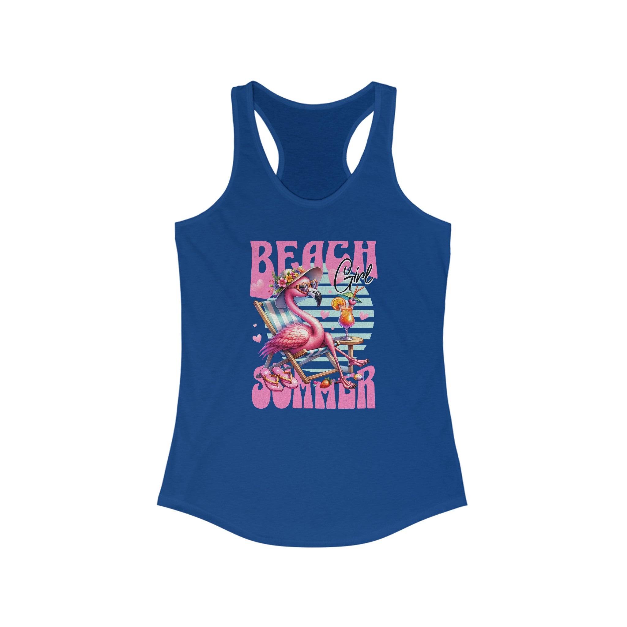 Beach Girl Women's Ideal Summer Racerback Tank, Beach tank top, Birthday Tanks, Girls weekend Tanks, Yoga Tank Tops, Group Tank Top