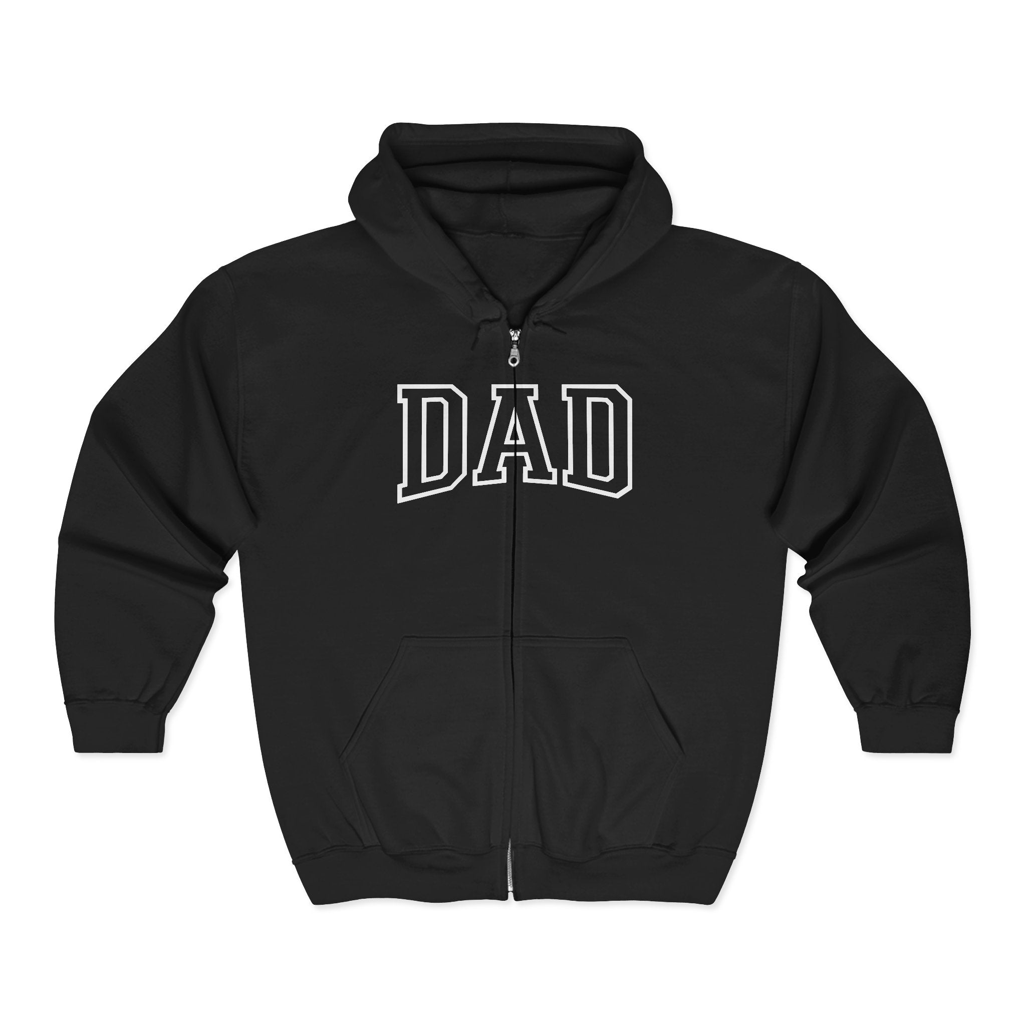 Dad Full Zip Hoodie, Dad Sweatshirt, Father's Day Gift, Dad Birthday Gift