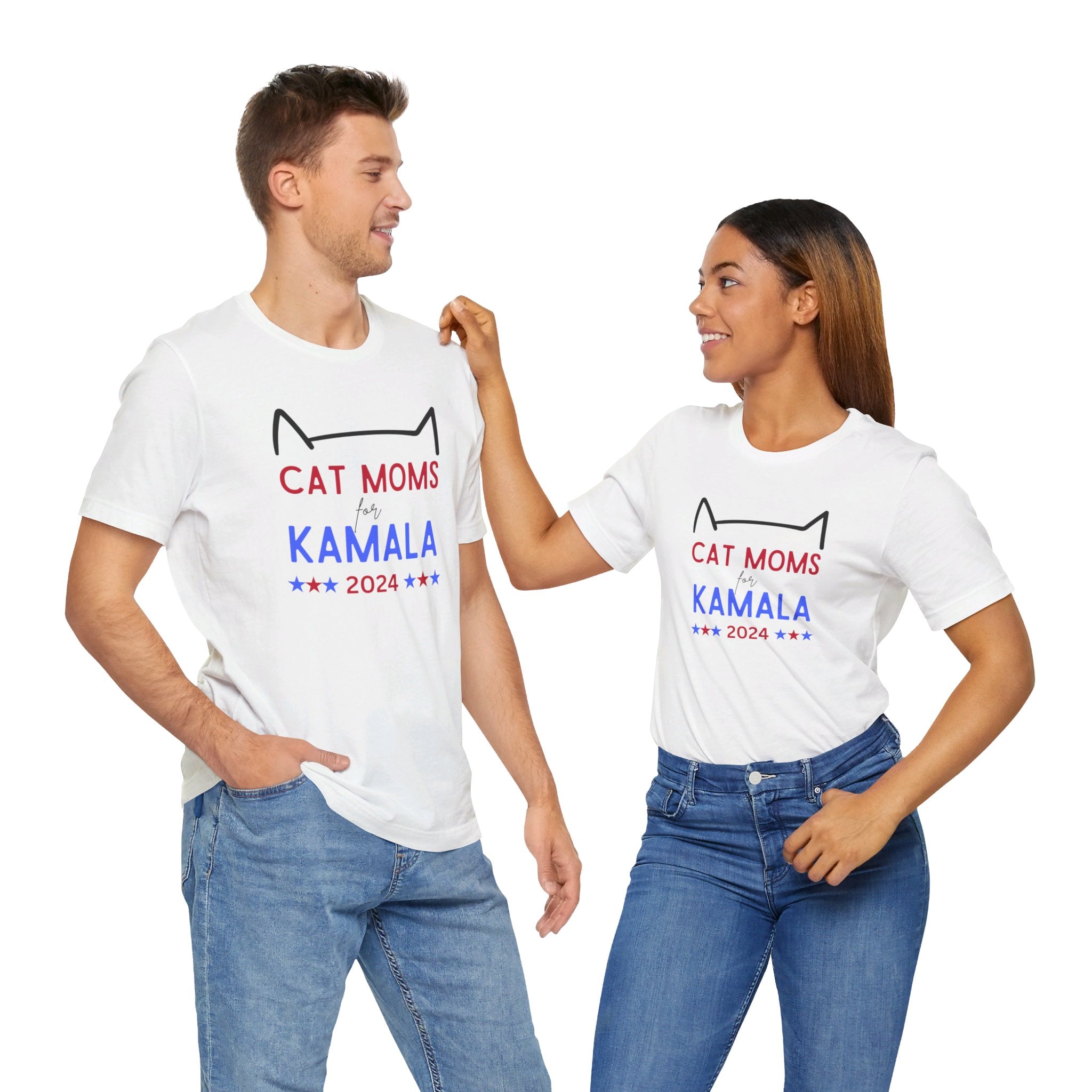 Cat Moms For Kamala Shirt , Kamala Harris 2024 T-Shirt , Cat Mom T-Shirt , Kamala Harris T Shirt , Childless Cat Mom T-Shirt, Kamala Shirt