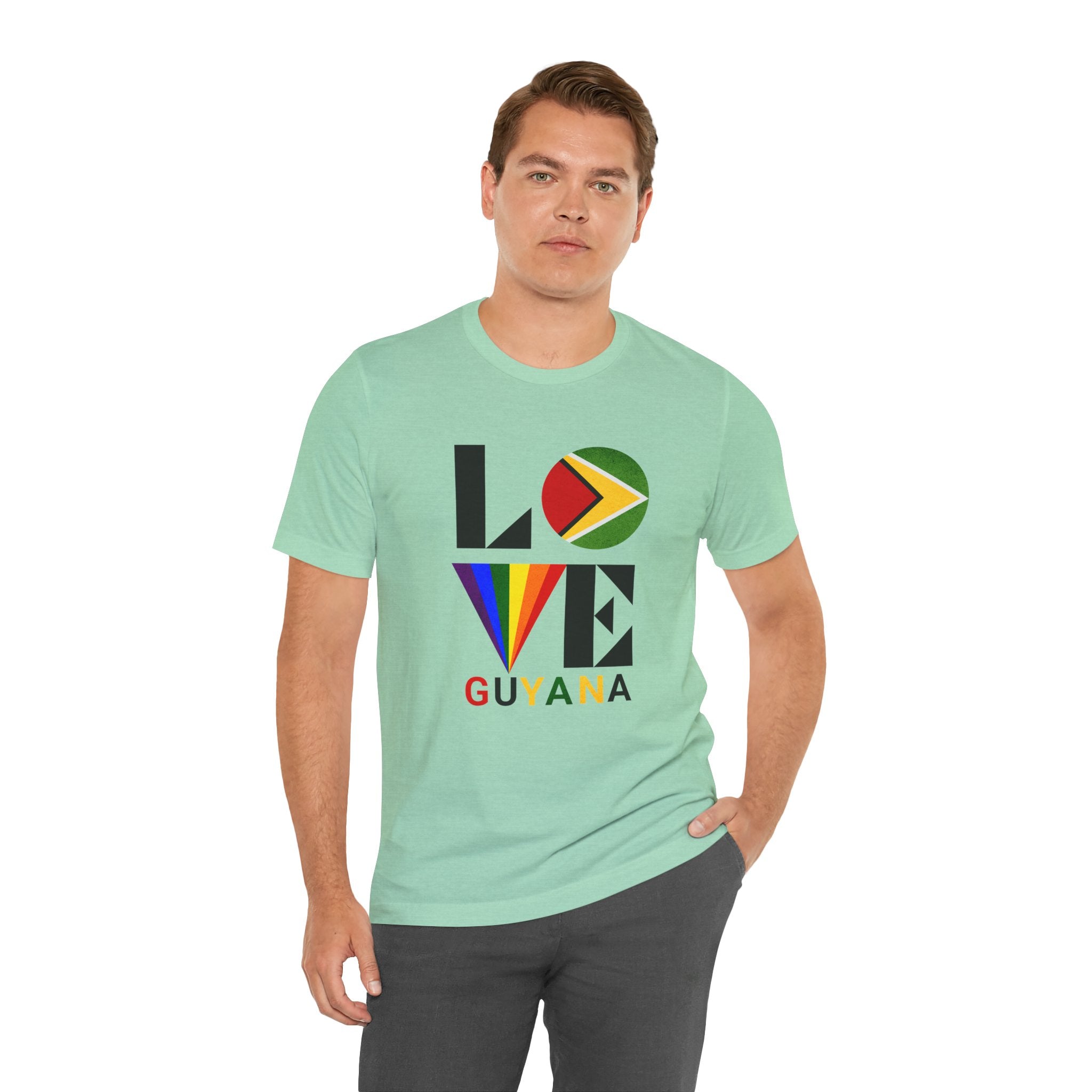 Love Guyana T-shirt, Gift for Him, Gift for Her, Gift for Guyanese