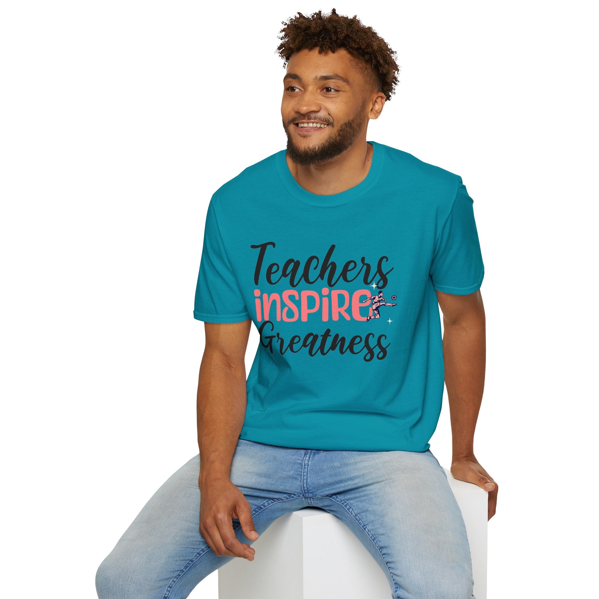 Teachers Inspire Greatness Unisex Softstyle T-Shirt