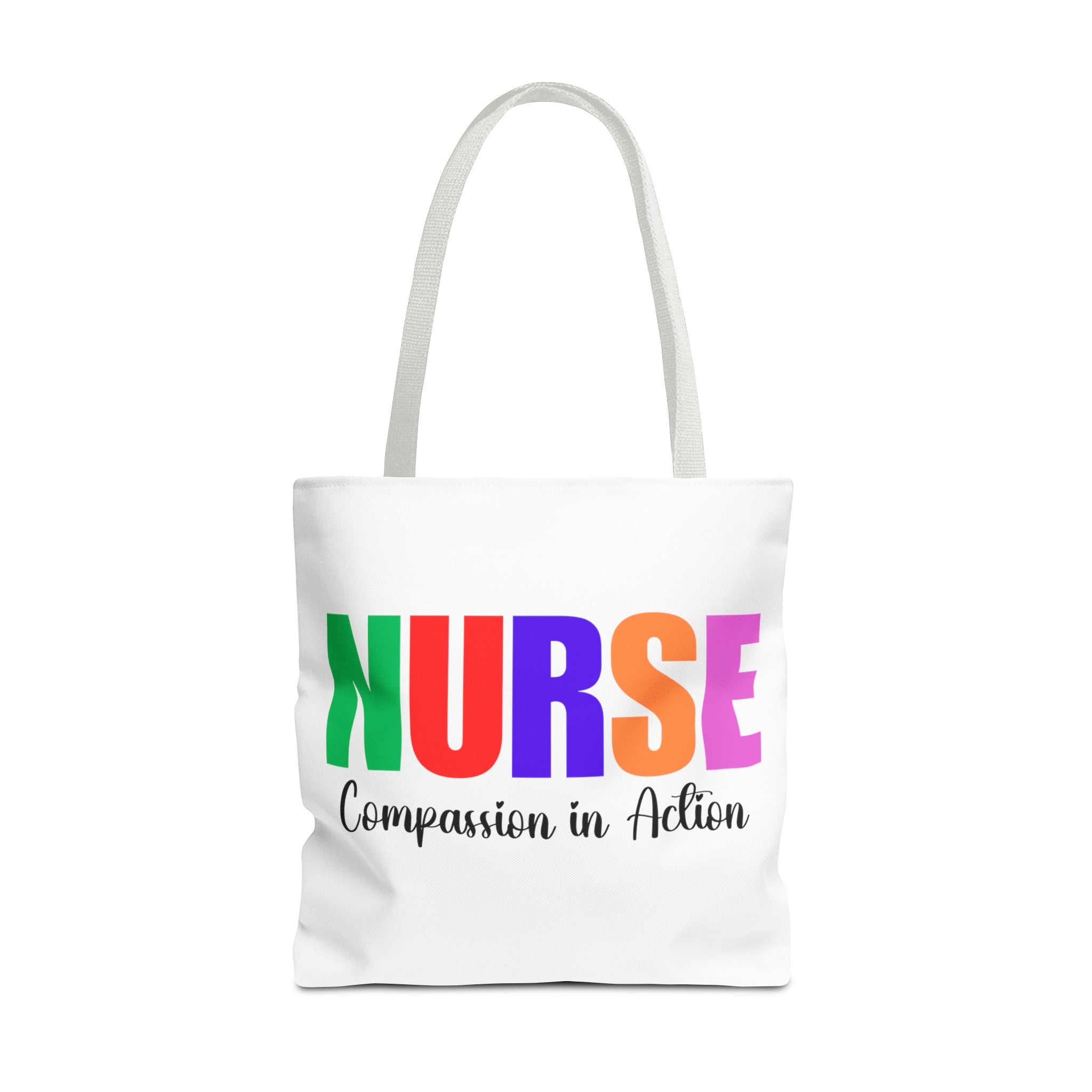 Nurse, Compassion In Action Tote Bag, Gift for Nurse, Nurse Appreciation Gift, Nurse Graduation Gift