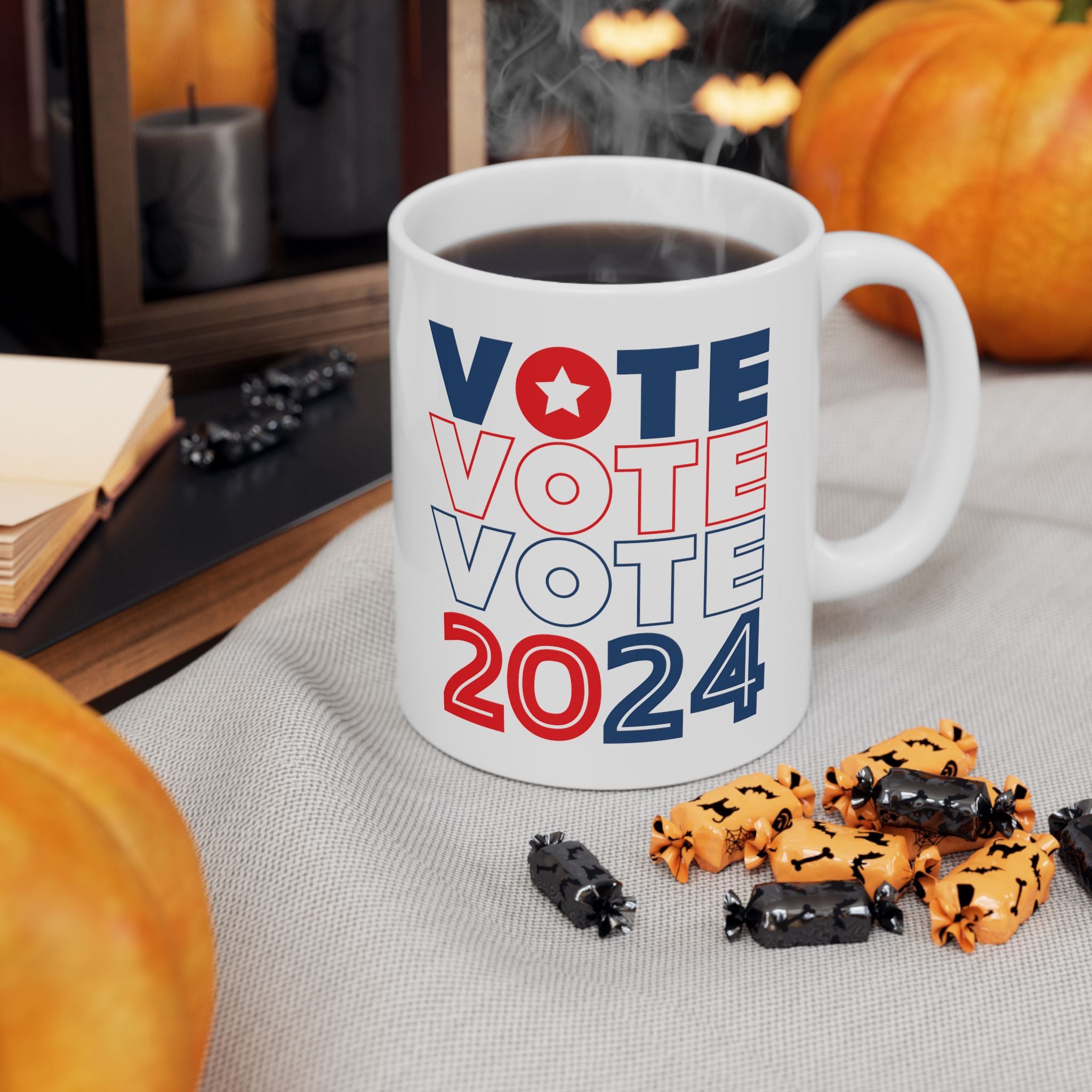 Vote 2024 Ceramic Mug, (11oz, 15oz)