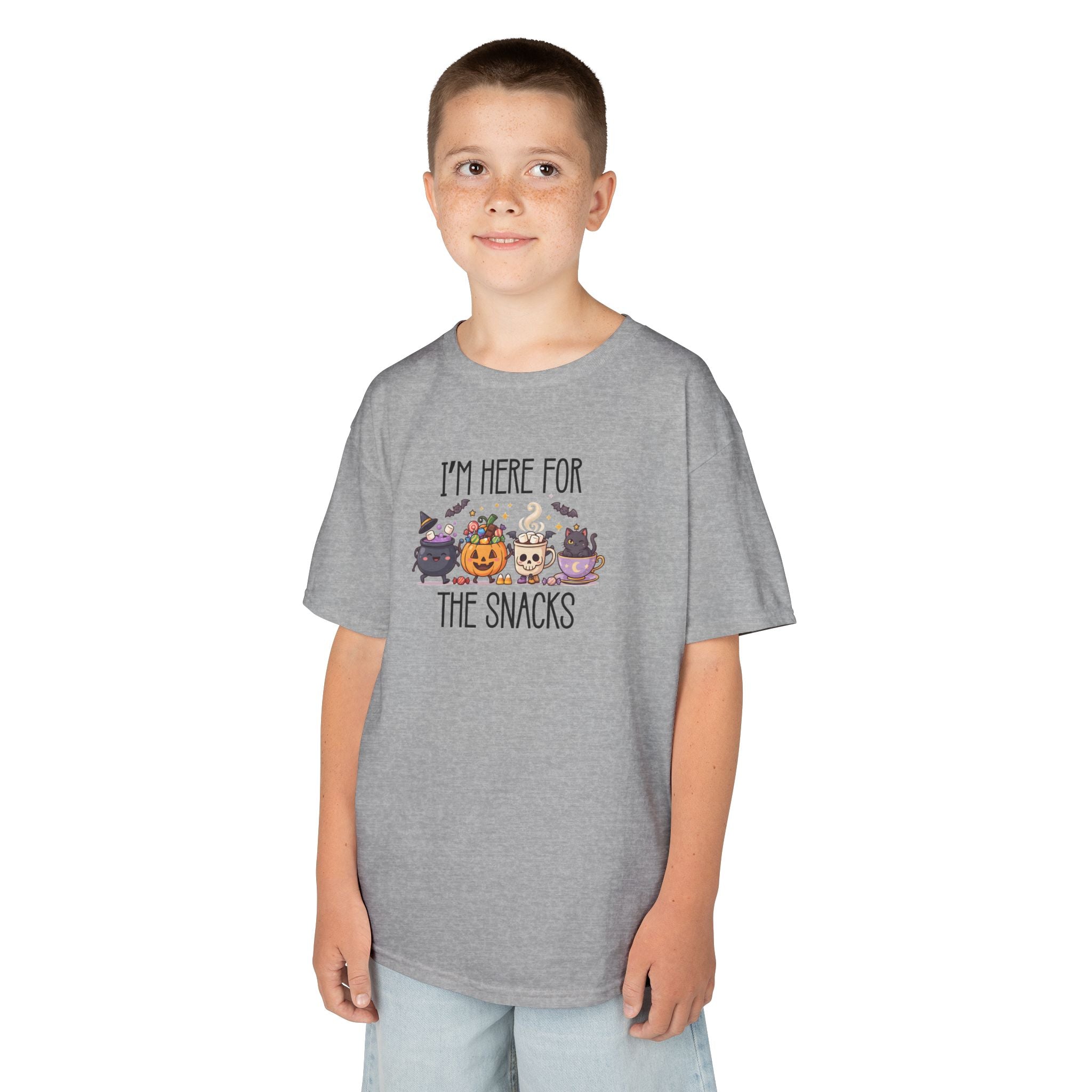 I'm Here For The Snacks Shirt, Cute Kids Halloween Shirt