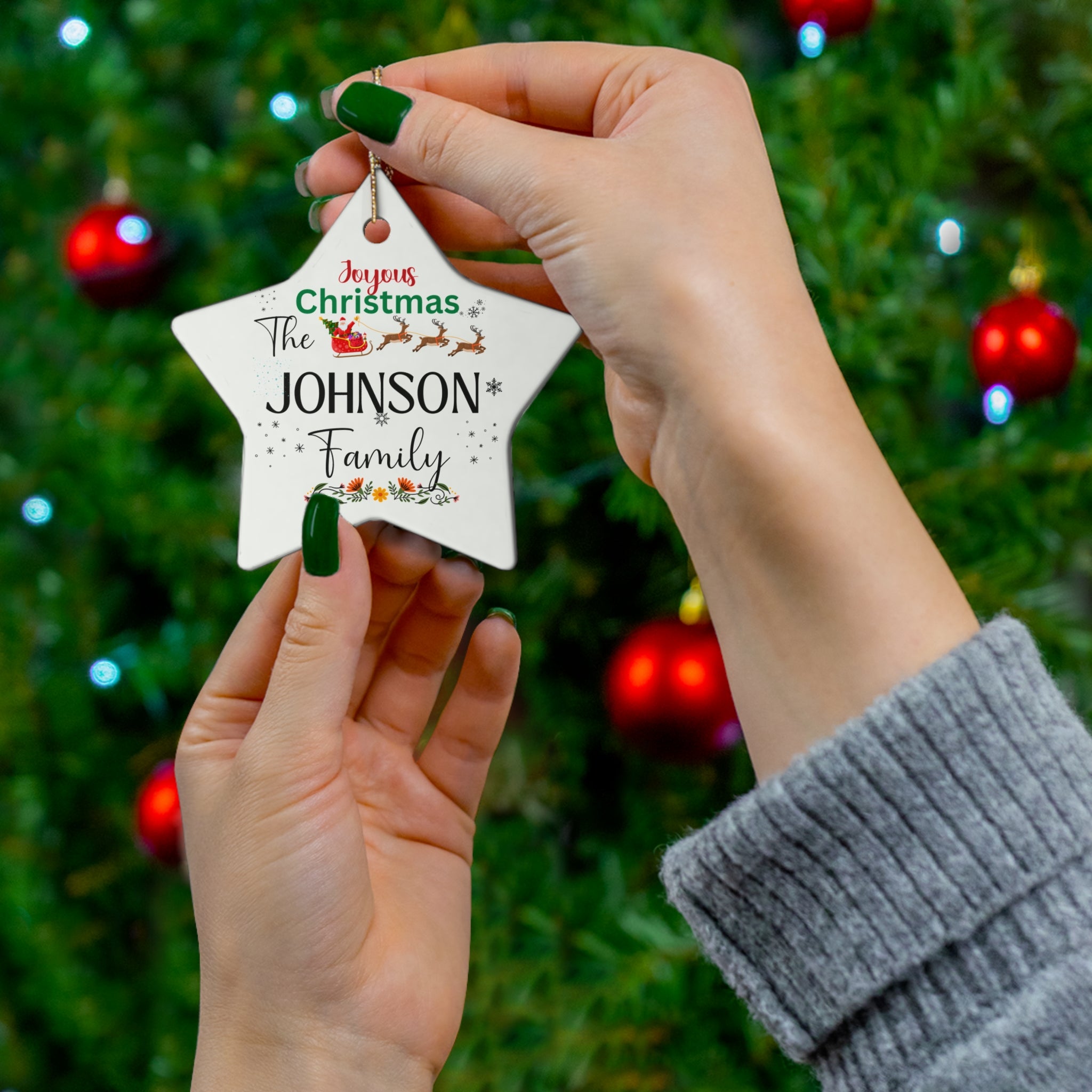 Personalized Ornament, Custom Name Ornaments, Christmas Ornaments, Christmas ornaments gift